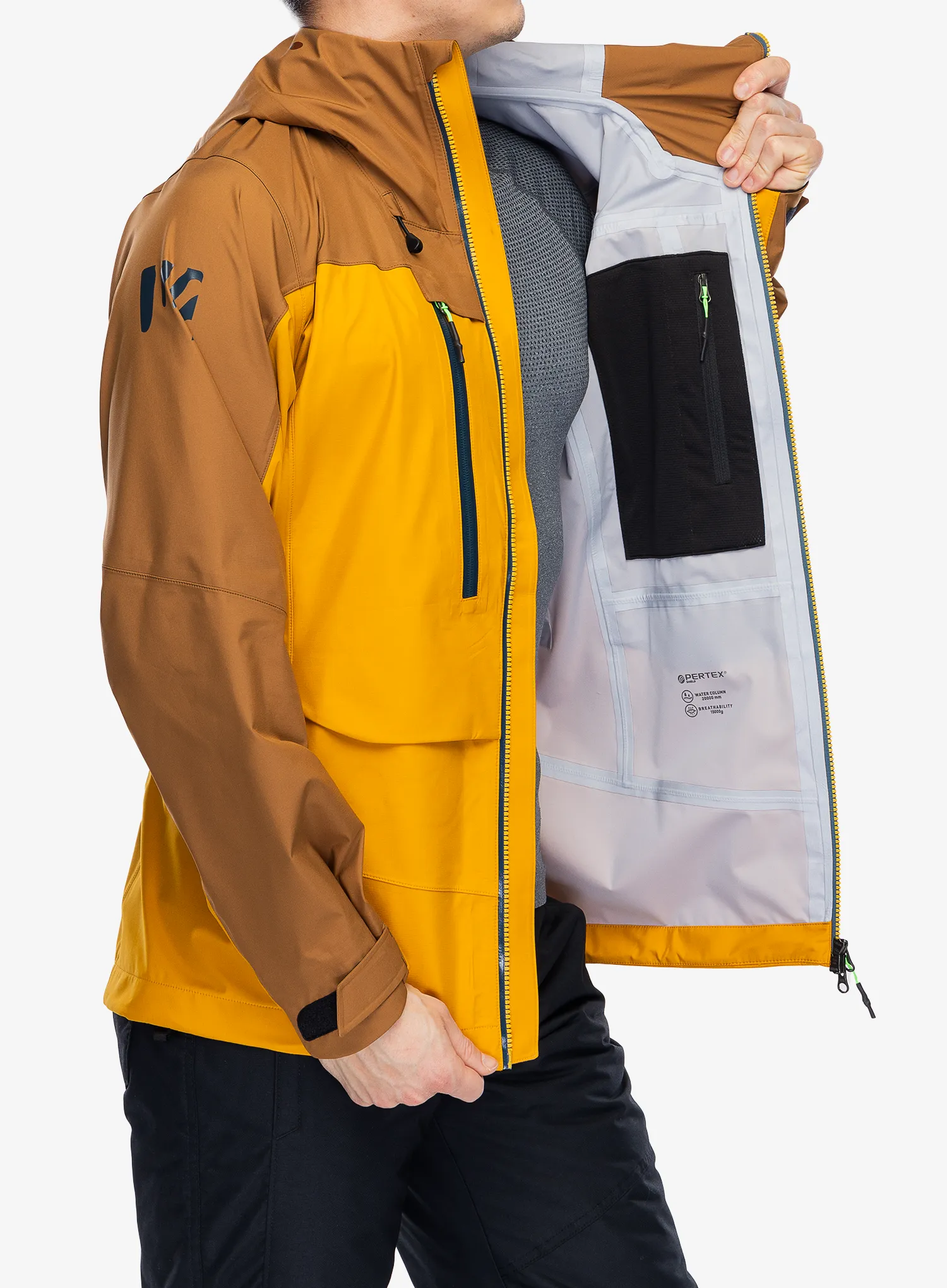 Jakna za planine Karpos Midi Shell Jacket - golden/nuthatch