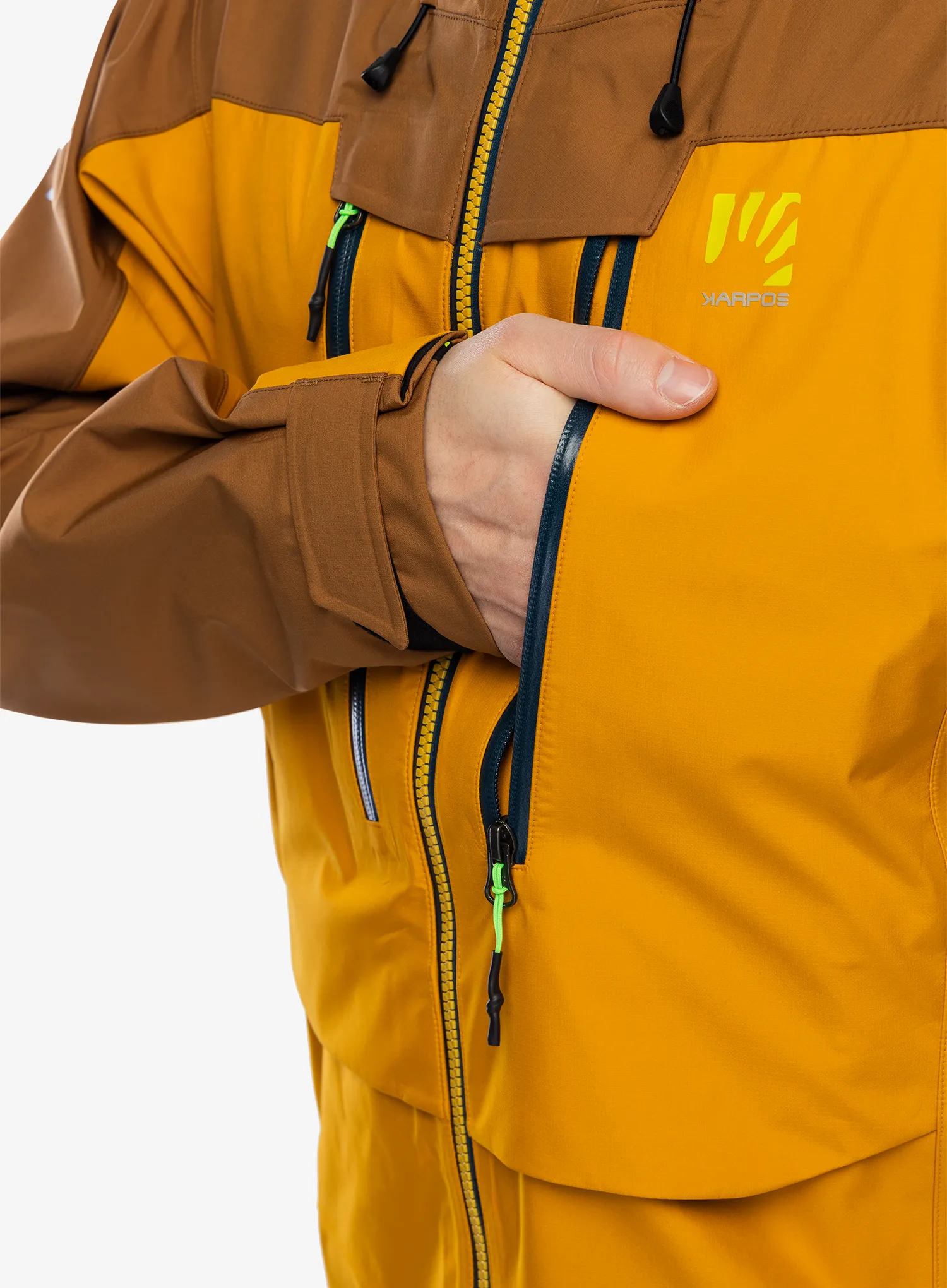 Jakna za planine Karpos Midi Shell Jacket - golden/nuthatch