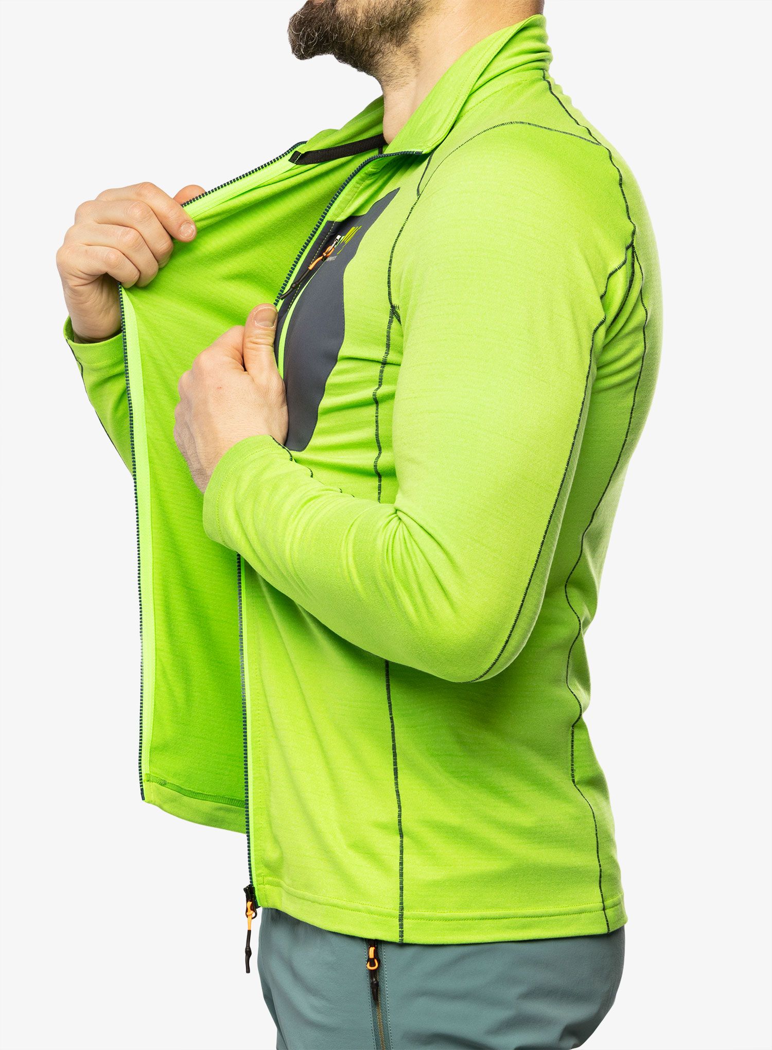 Dukserica Karpos Pomedes Fleece - jasmine green/ombre blue