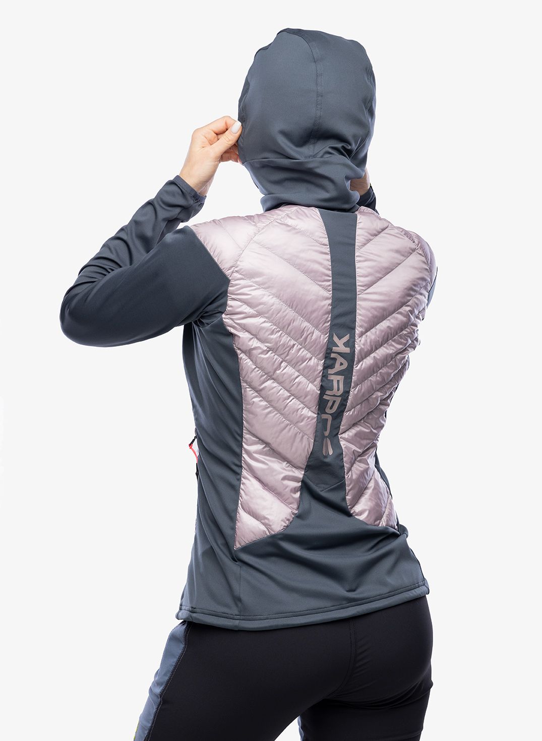 Ženska hibridna jakna Karpos Sass De Mura Jacket - nirvana/ombre blue