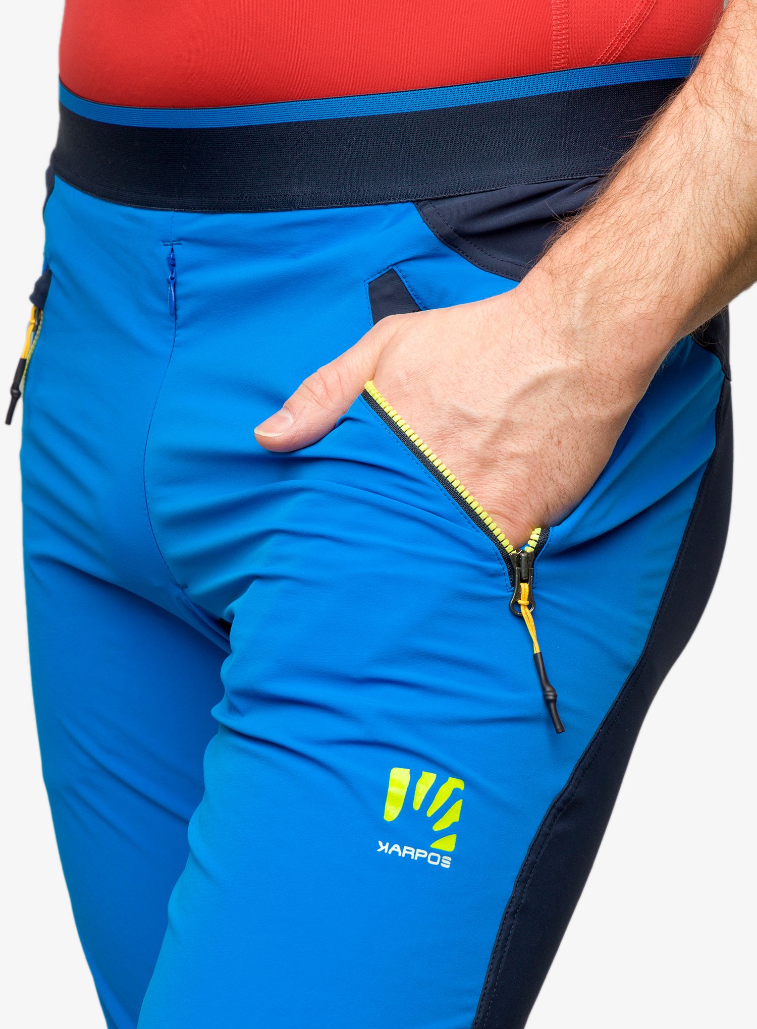 Planinarske hlače Karpos Tre Cime Evolution Pant - indigo bunt/out space/high vis
