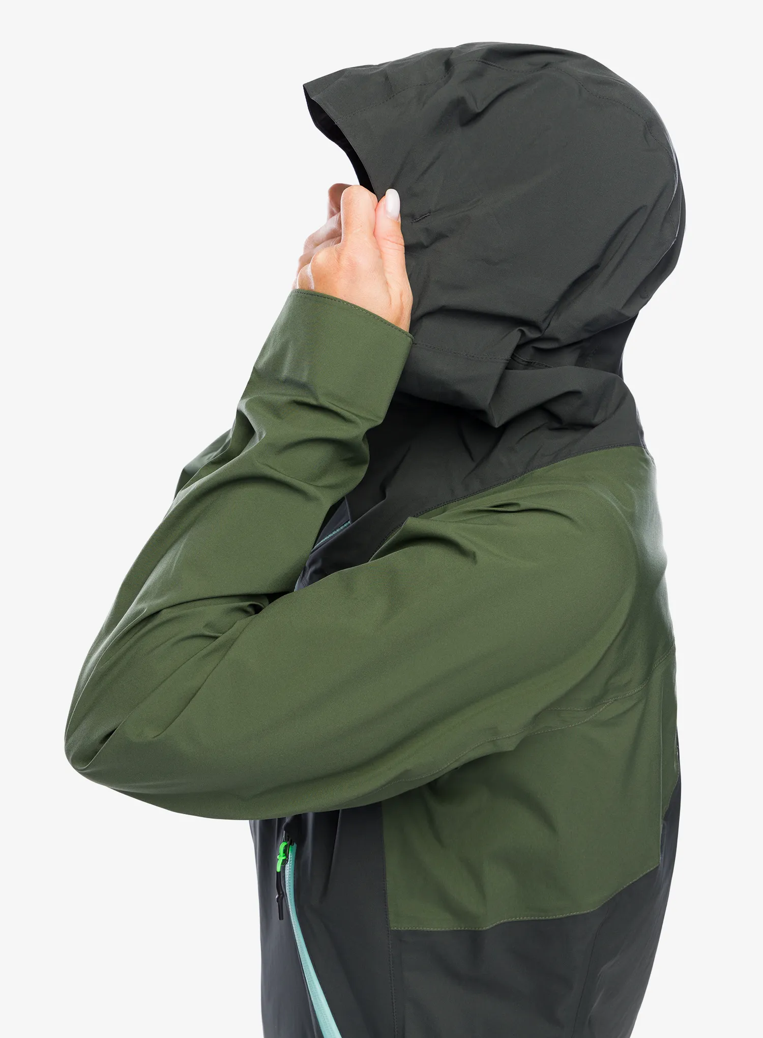 Ženska jakna Karpos Valsesia Shell Jacket - black sand/thyme