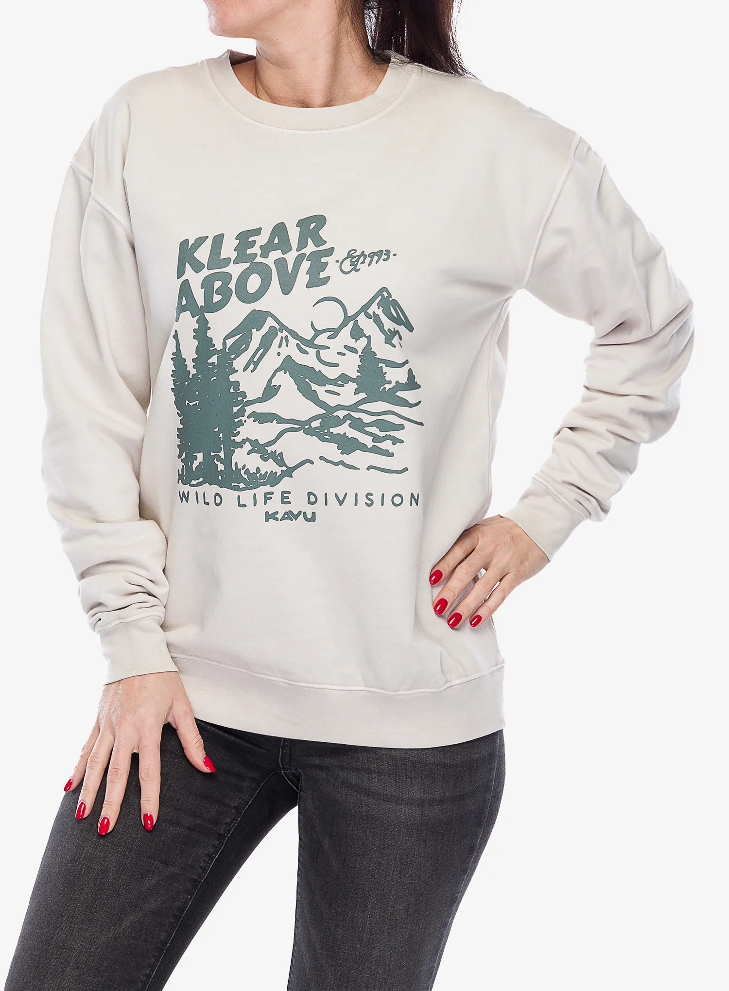 Dukserica Kavu Core Crew - oatmeal