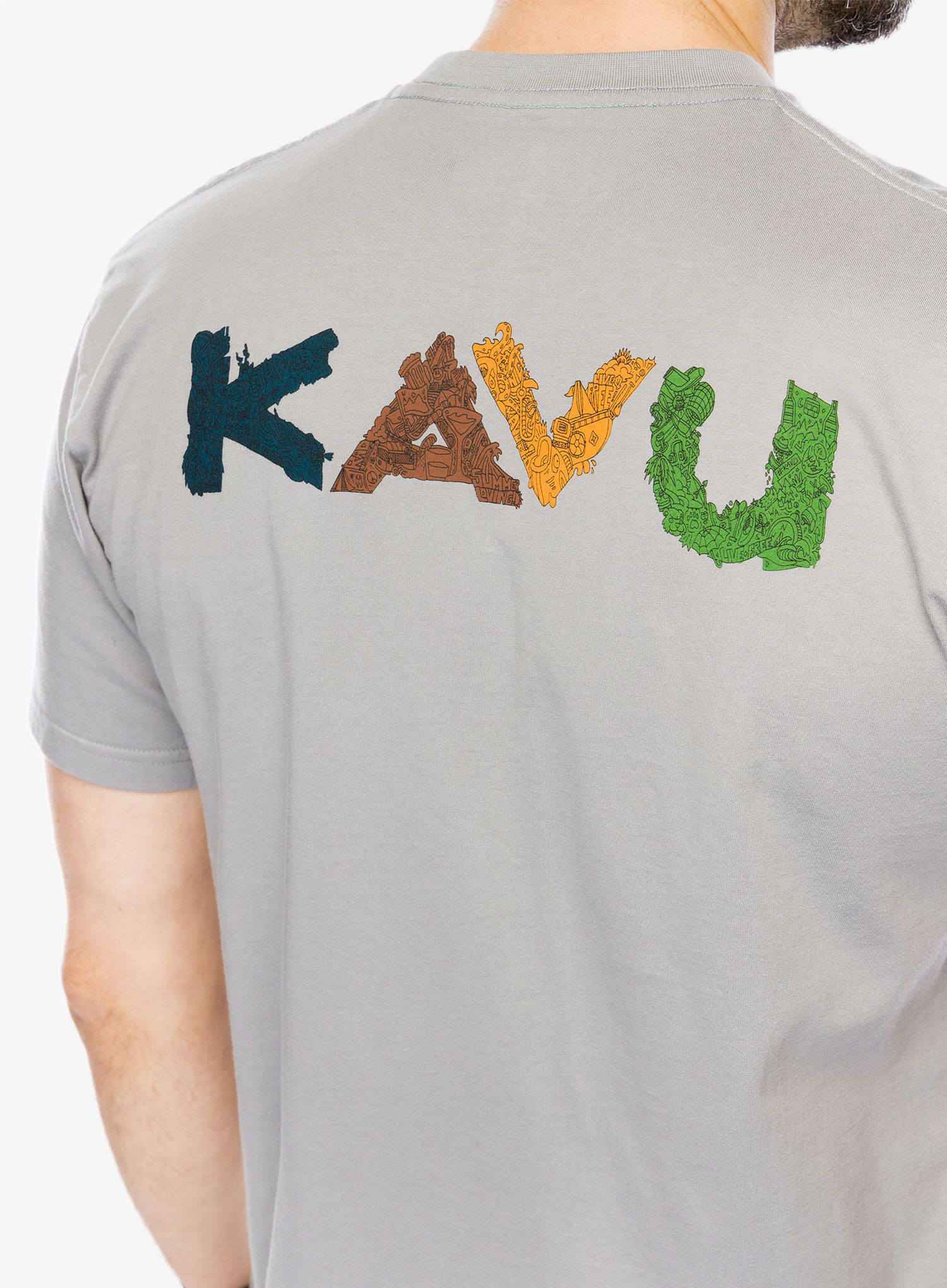 Pamučna majica Kavu Doddle Days - ultimate grey