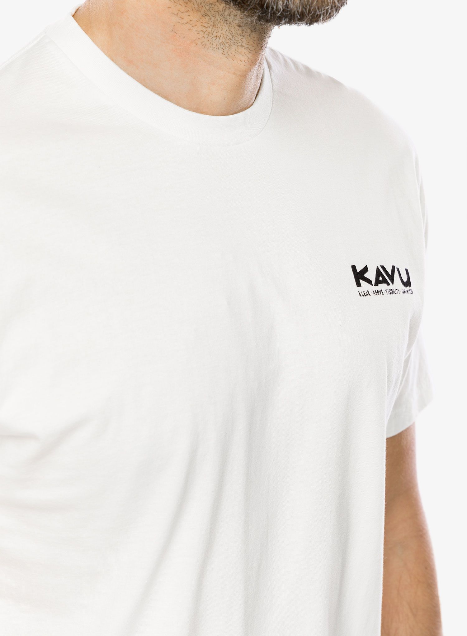 Pamučna majica Kavu Klear Above Etch Art - off white