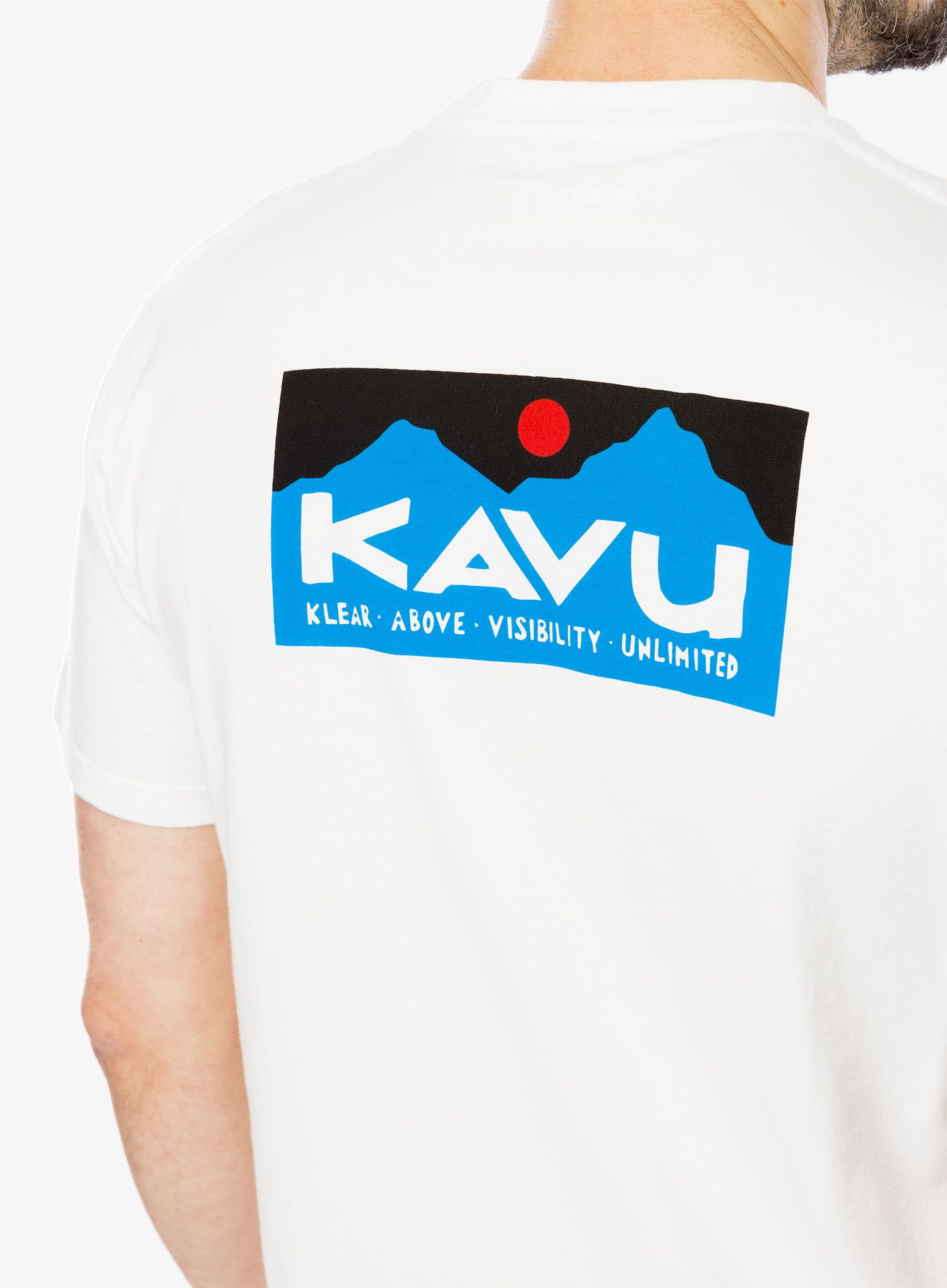 Pamučna majica Kavu Klear Above Etch Art - off white