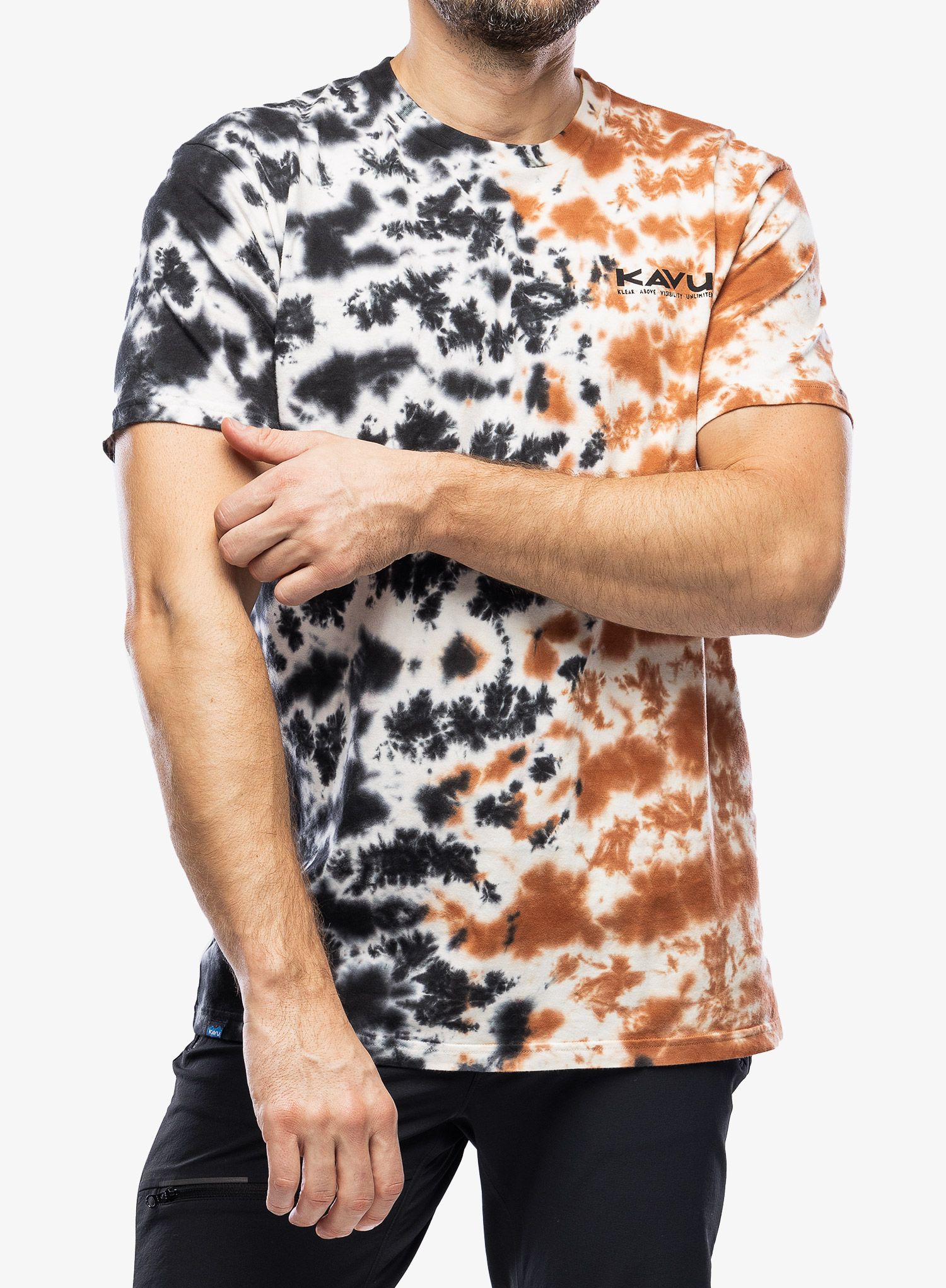 Pamučna majica Kavu Klear Above Etch Art - resin tie dye