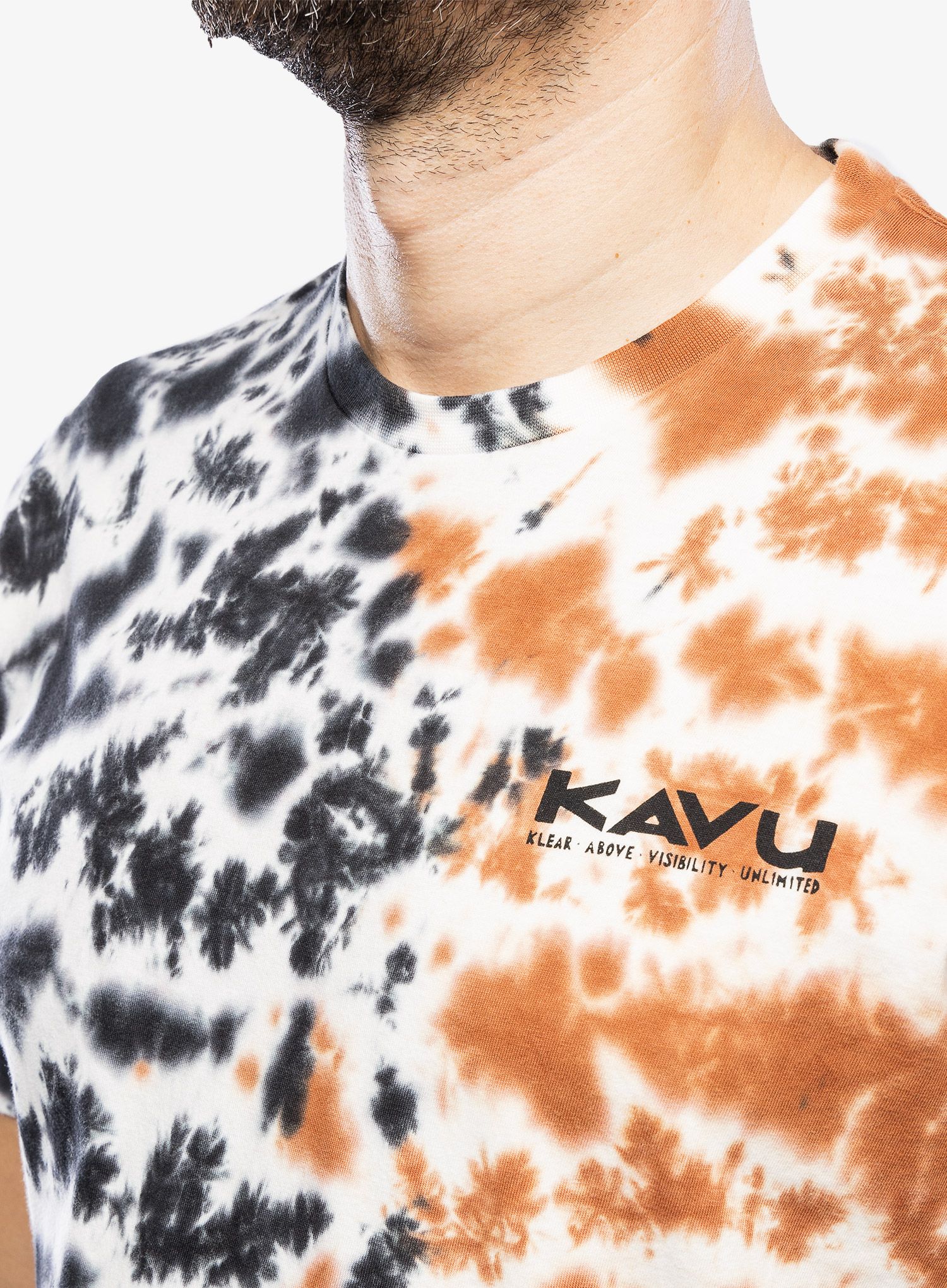 Pamučna majica Kavu Klear Above Etch Art - resin tie dye