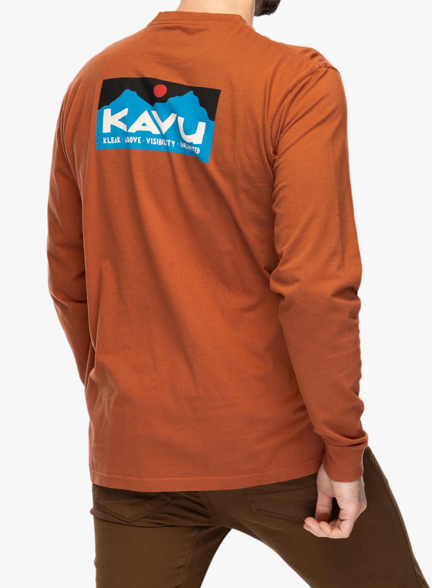 Majica dugih rukava Kavu LS Etch Art - copper