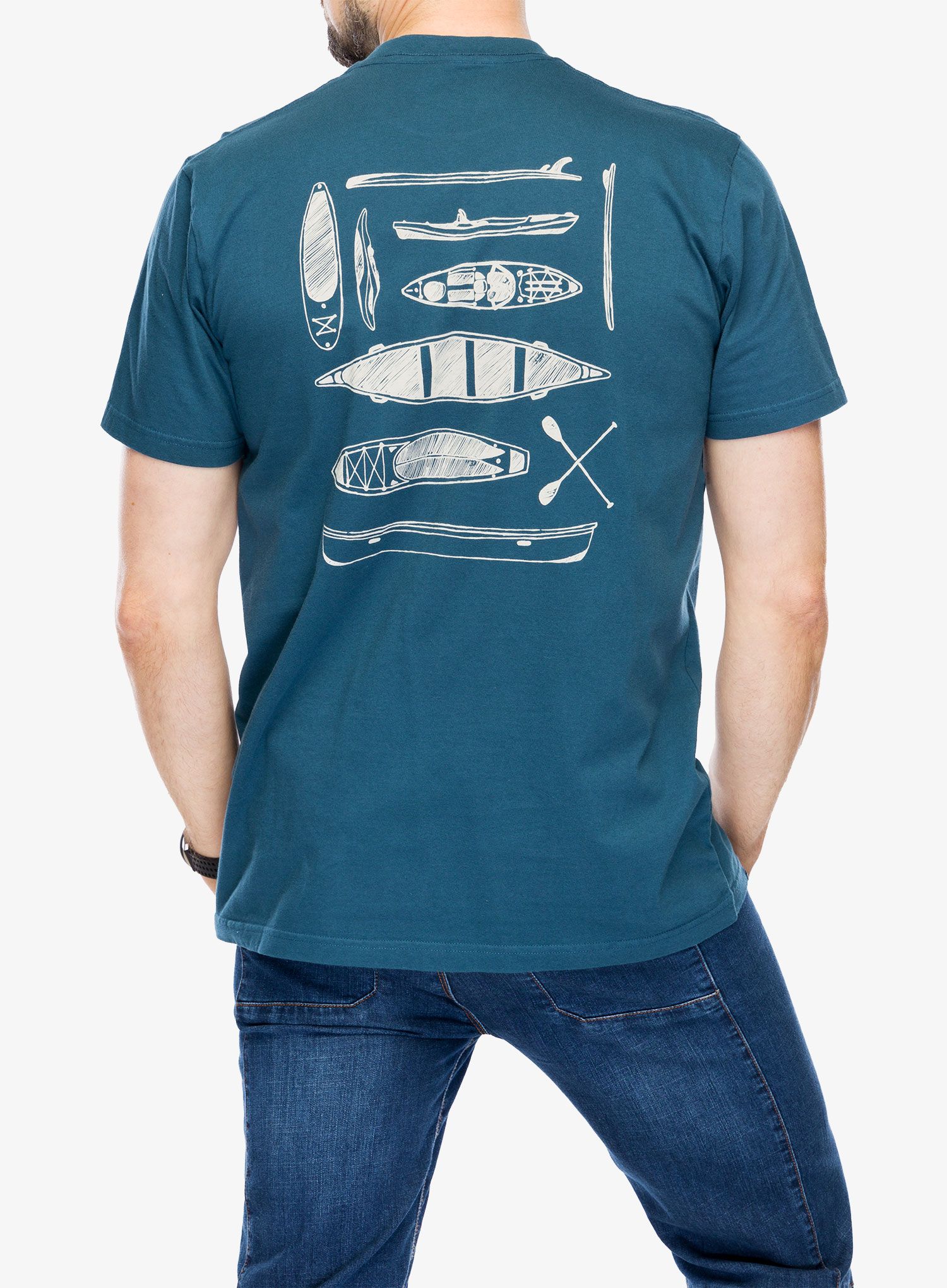 Majica s tiskom Kavu Paddle Out - agean
