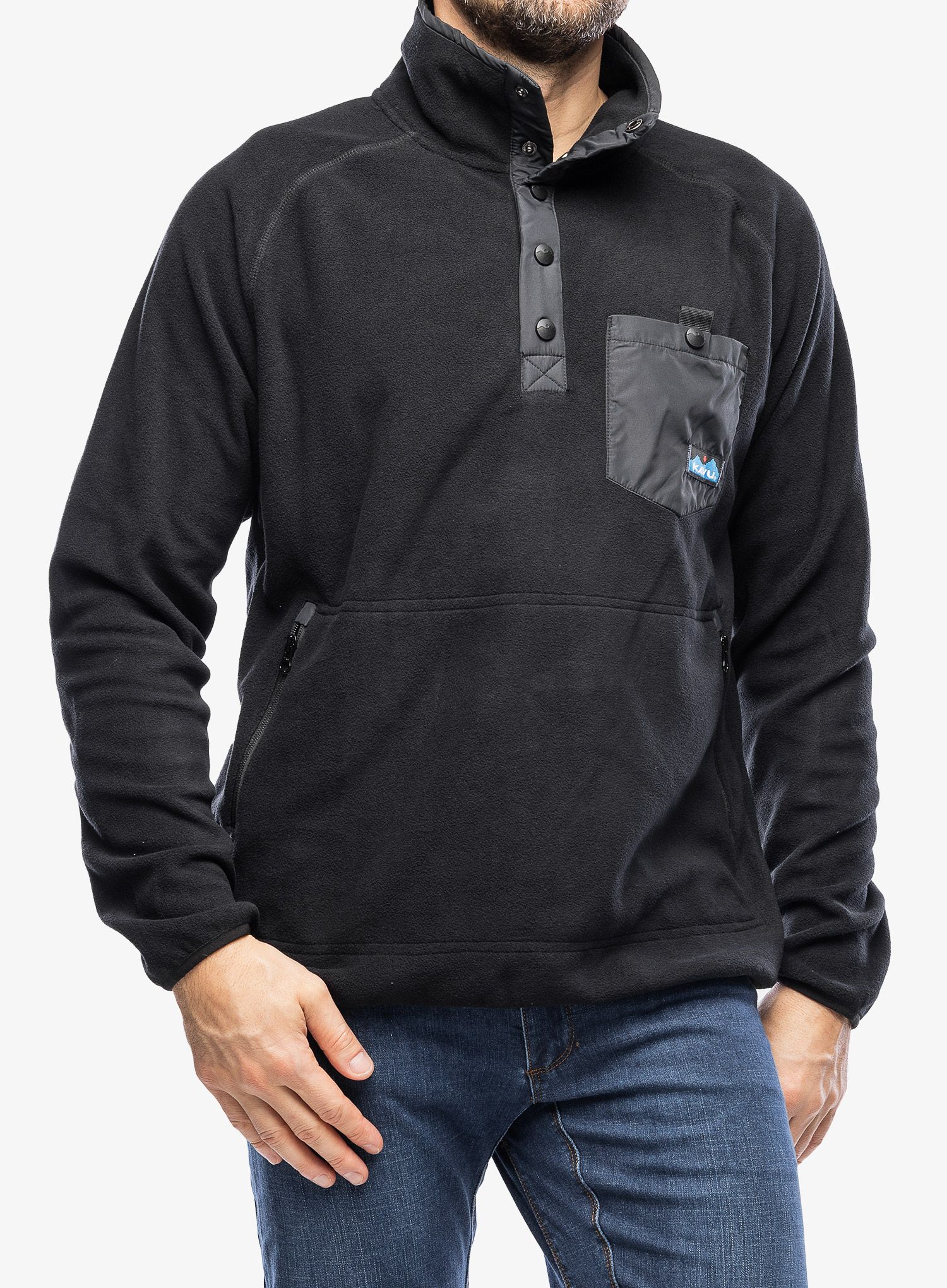 Dukserica od flisa Kavu Teannaway - black