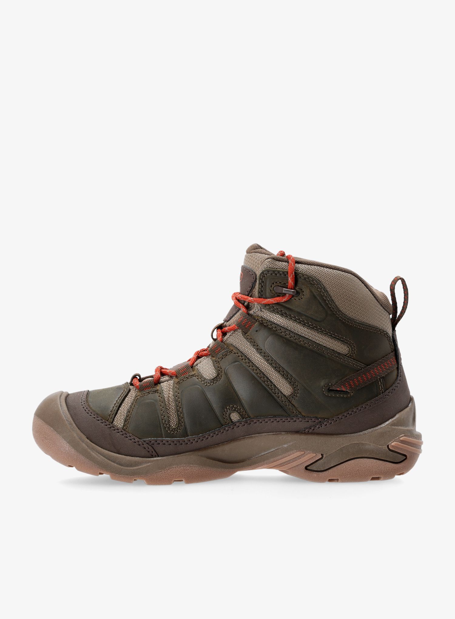 Muške planinarske cipele Keen Circadia Mid WP - dark olive/potters clay