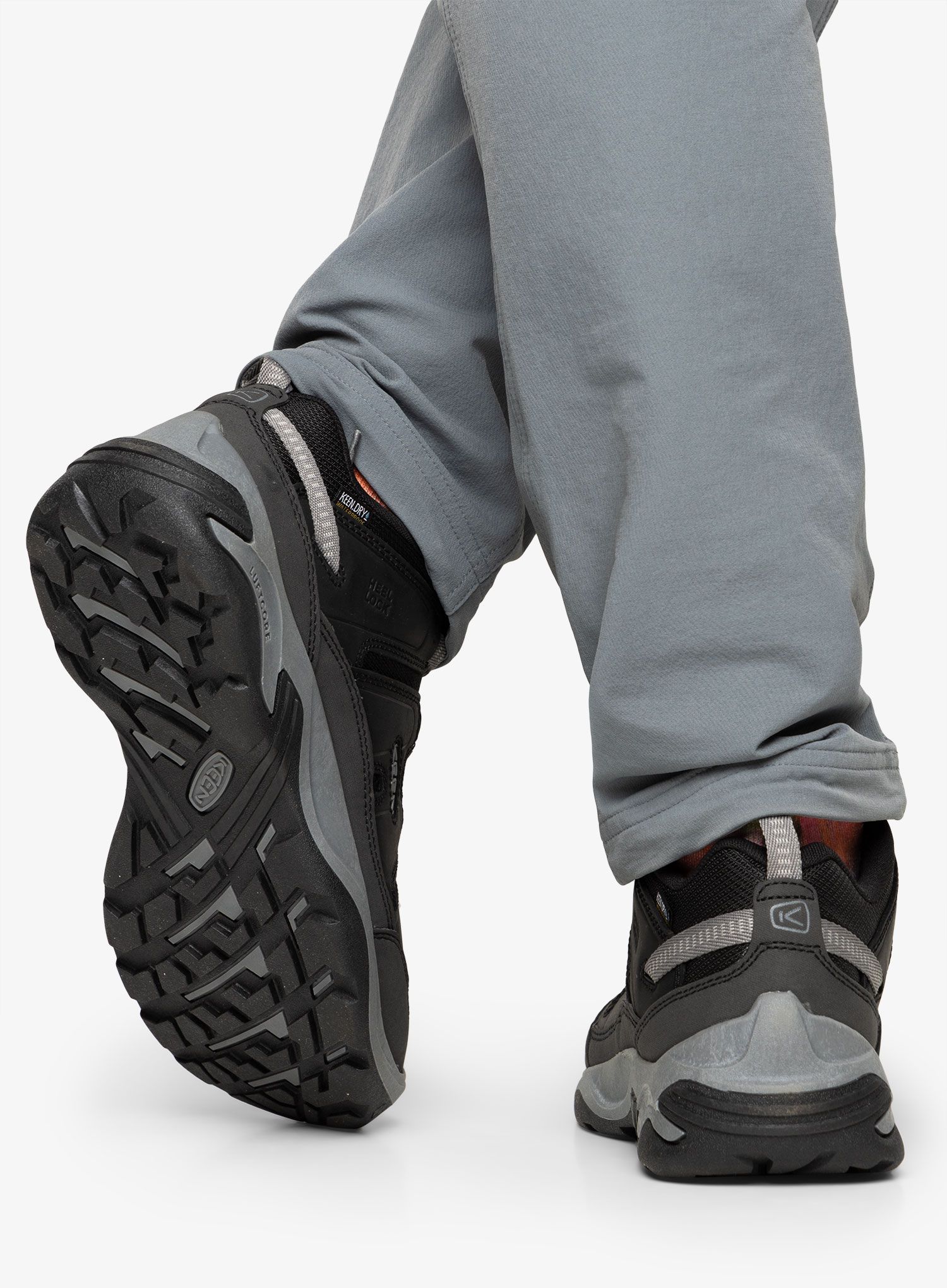 Muške planinarske cipele Keen Circadia WP - black/steel grey