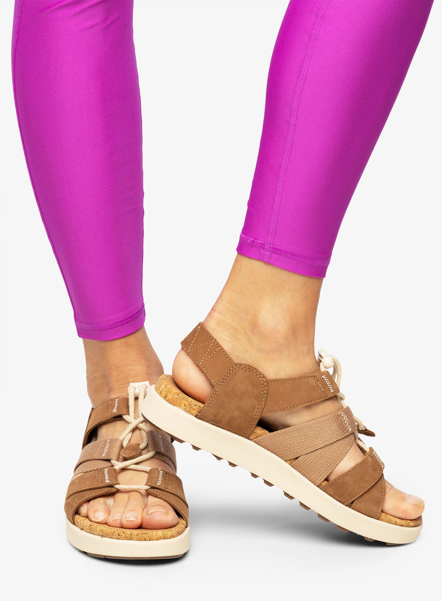 Ženske sandale Keen Elle Mixed Strap - toasted coconut/birch