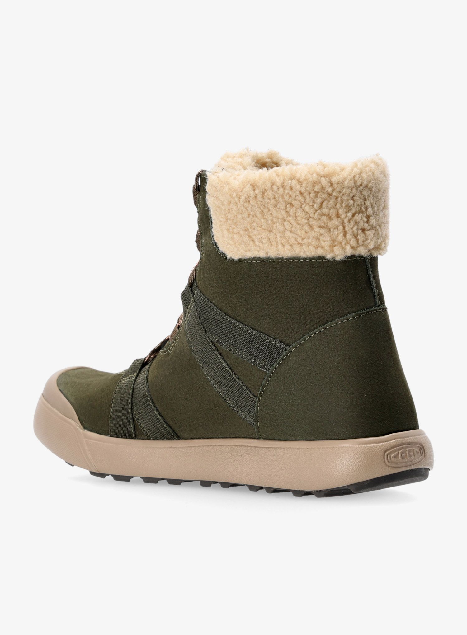 Ženske zimske cipele Keen Elle Winter Boot WP - forest night/pink sand