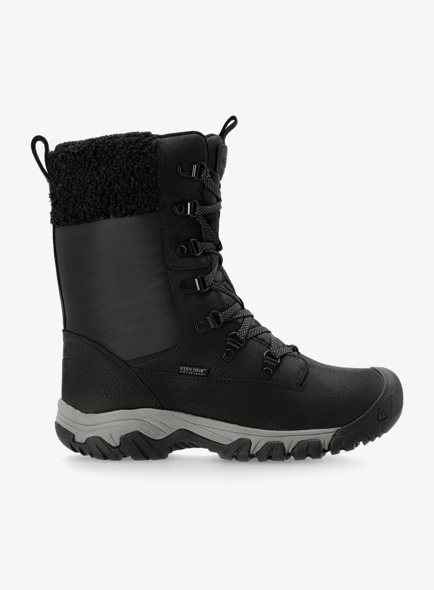Ženske zimske cipele Keen Greta Tall Boot WP - black/black