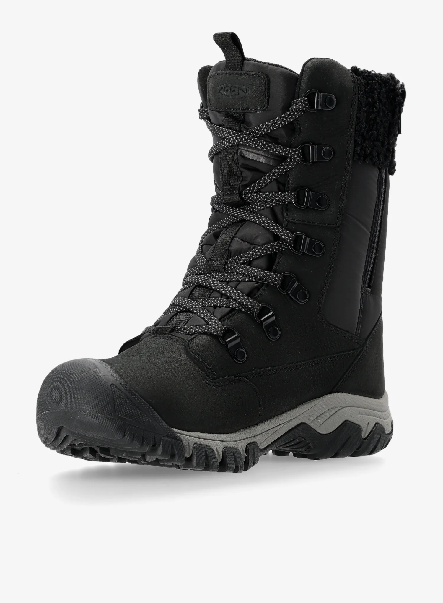 Ženske zimske cipele Keen Greta Tall Boot WP - black/black