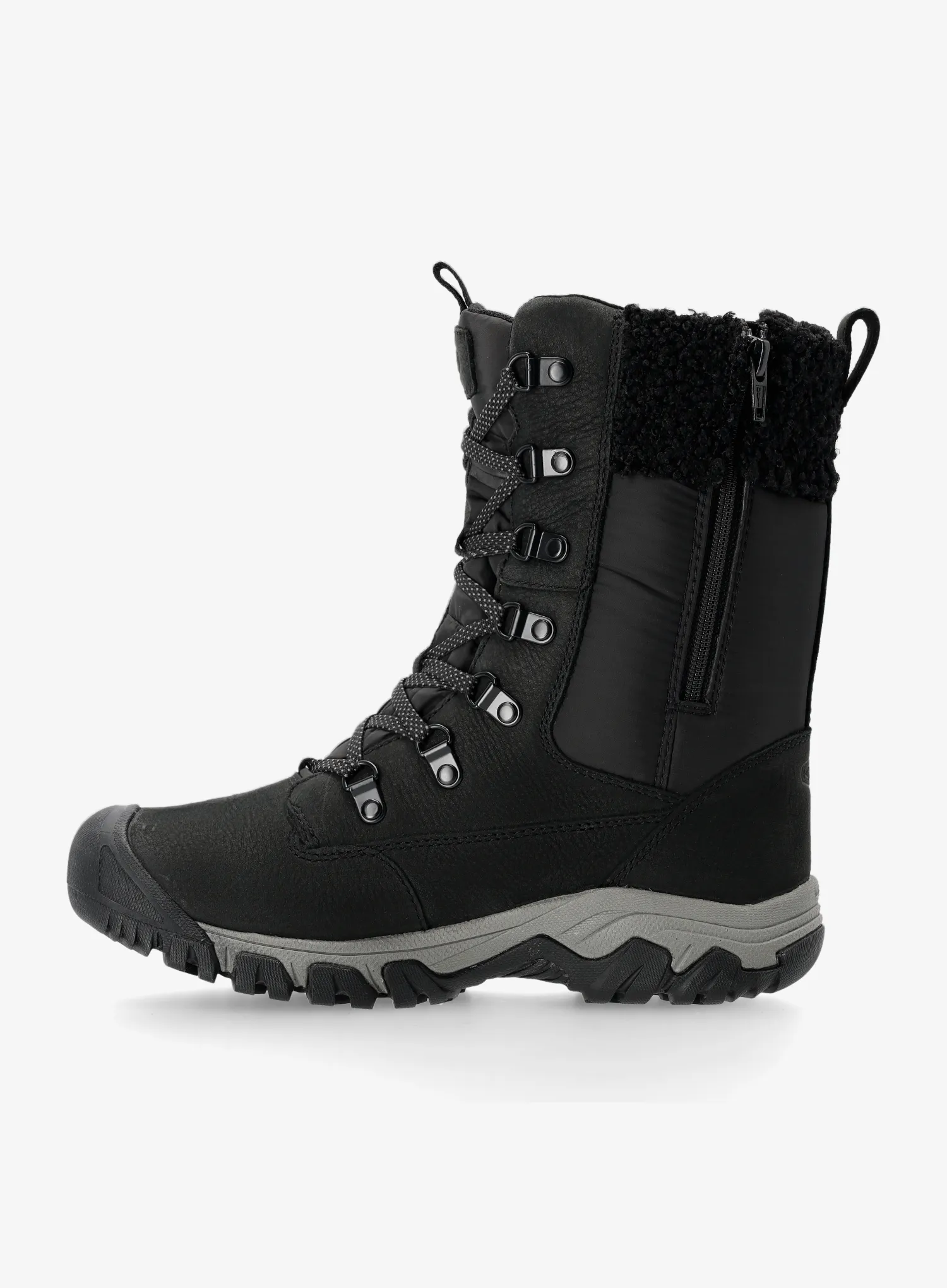 Ženske zimske cipele Keen Greta Tall Boot WP - black/black