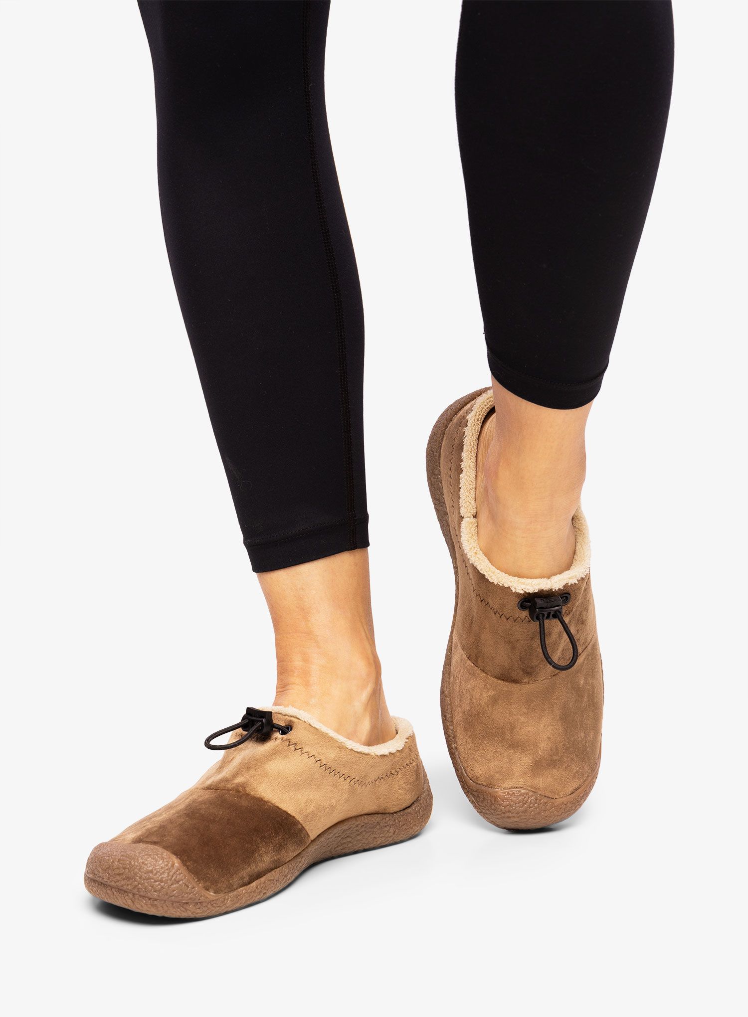 Ženske lifestyle cipele Keen Howser III Slide - dark earth/velour
