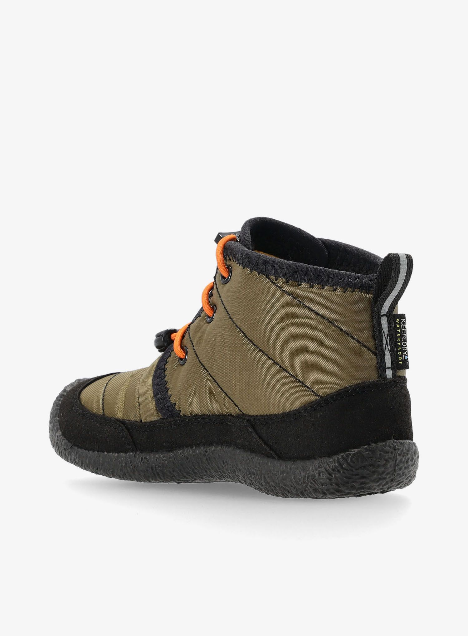 Dječje cipele Keen Howser II Chukka WP - dark olive/gold flame