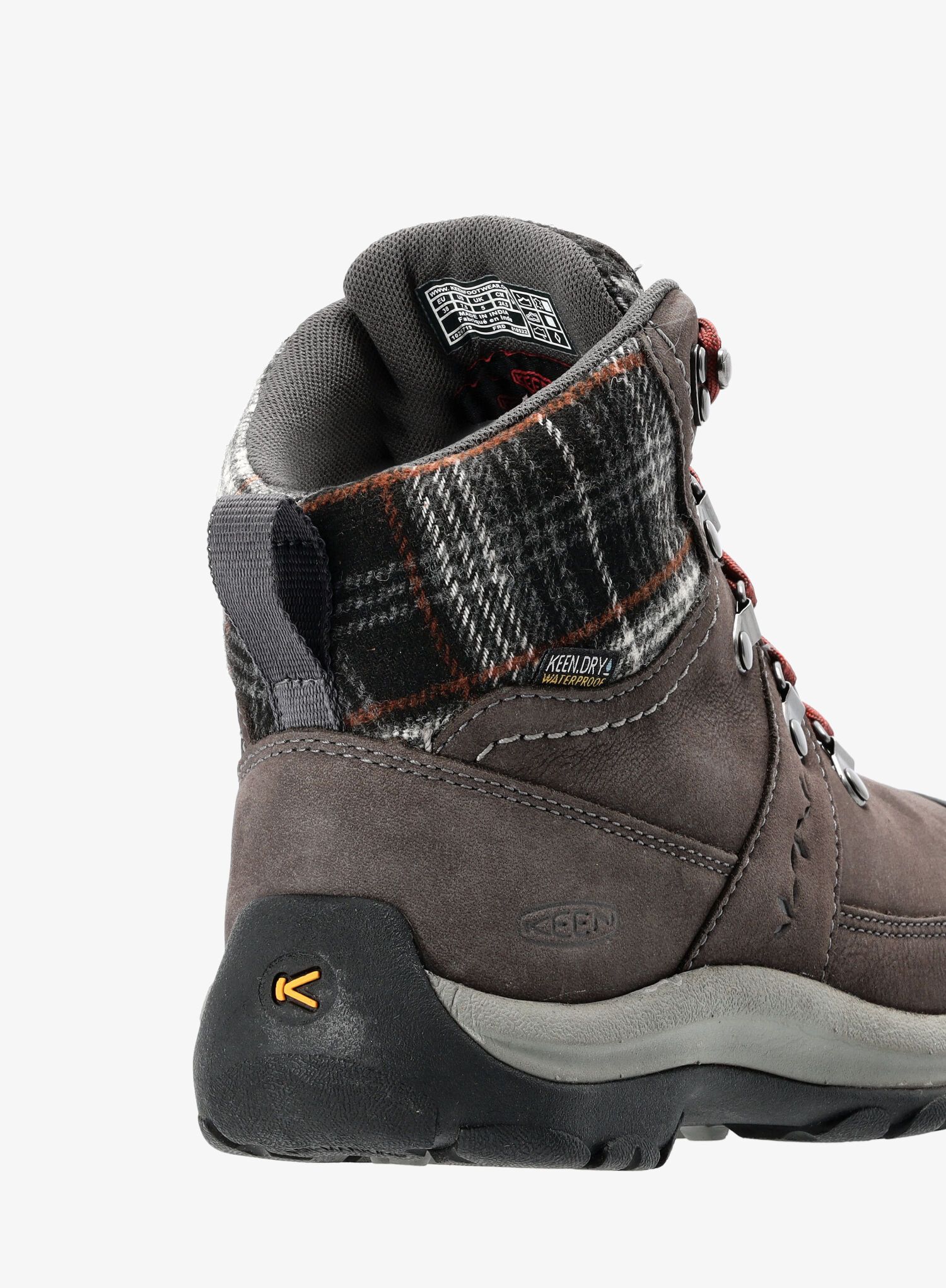 Ženske planinarske cipele Keen Kaci III Winter Mid WP - magnet/black plaid