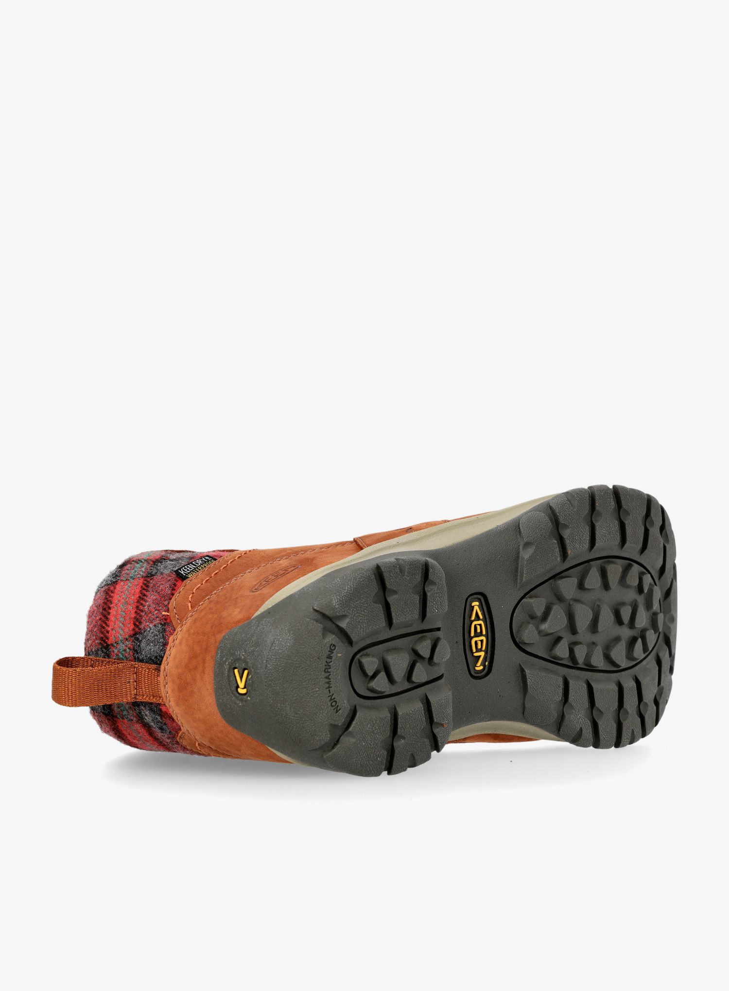 Ženske planinarske cipele Keen Kaci III Winter Mid WP - tortoise shell/red plaid