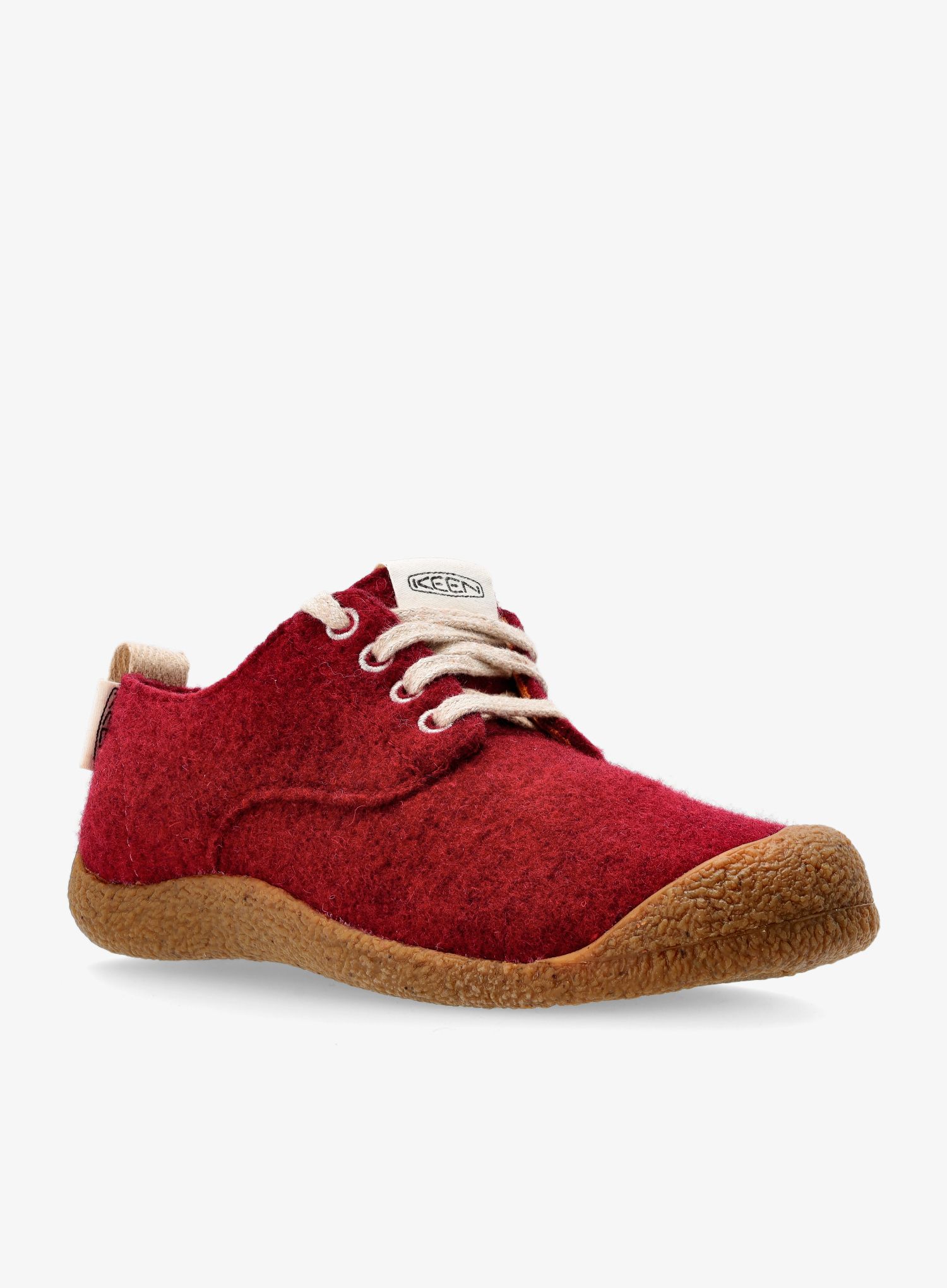 Ženske lifestyle cipele Keen Mosey Derby - red felt/birch