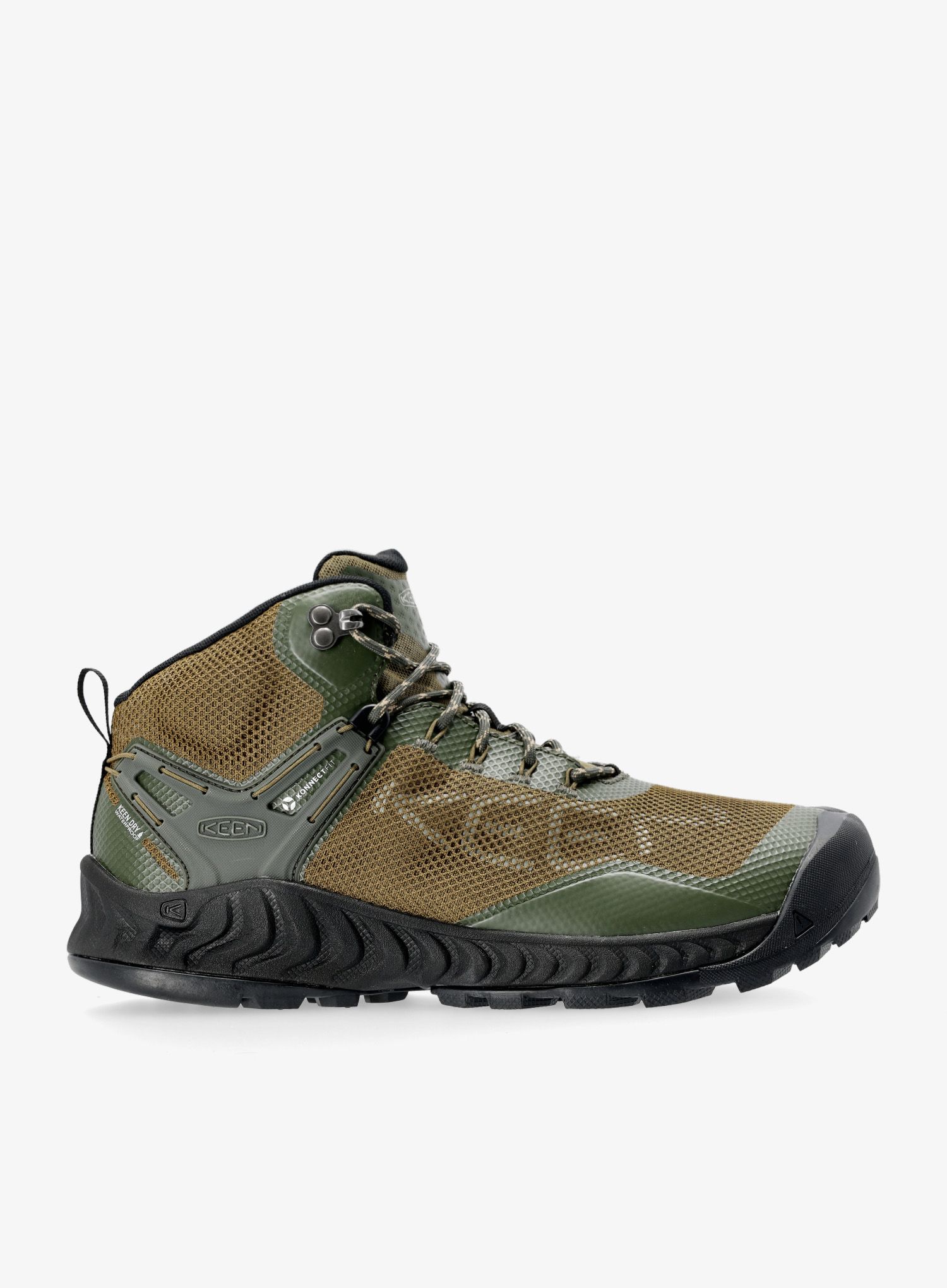 Muške planinarske cipele Keen Nxis Evo Mid WP - forest/olive