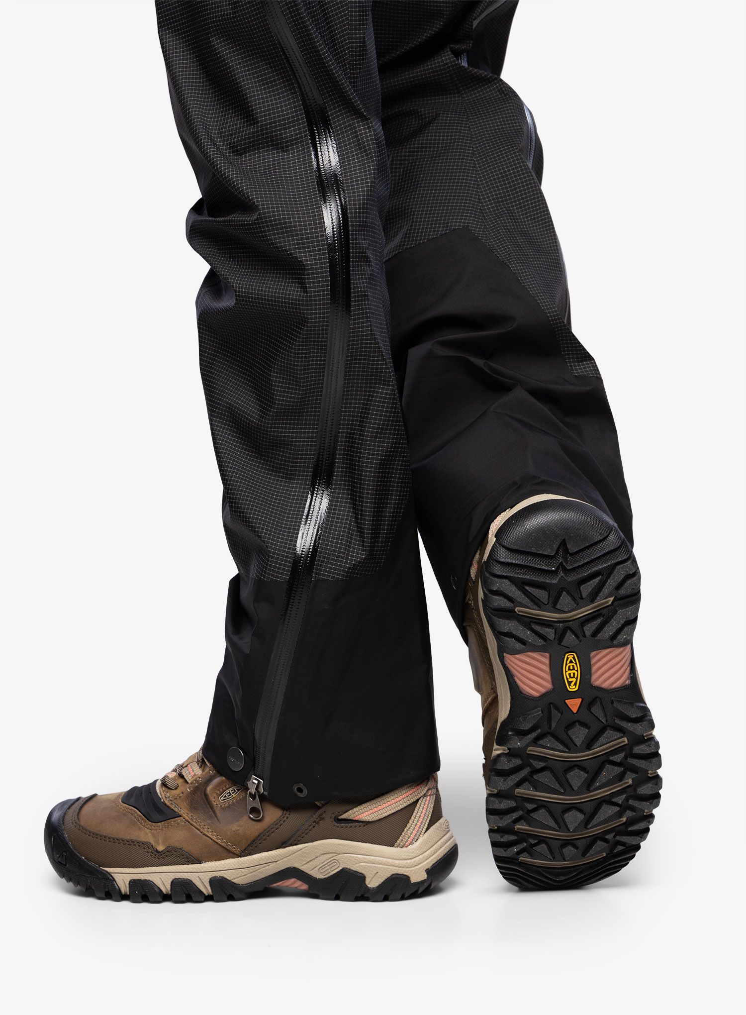 Ženske planinarske cipele Keen Ridge Flex Mid WP - timberwolf/brick dust