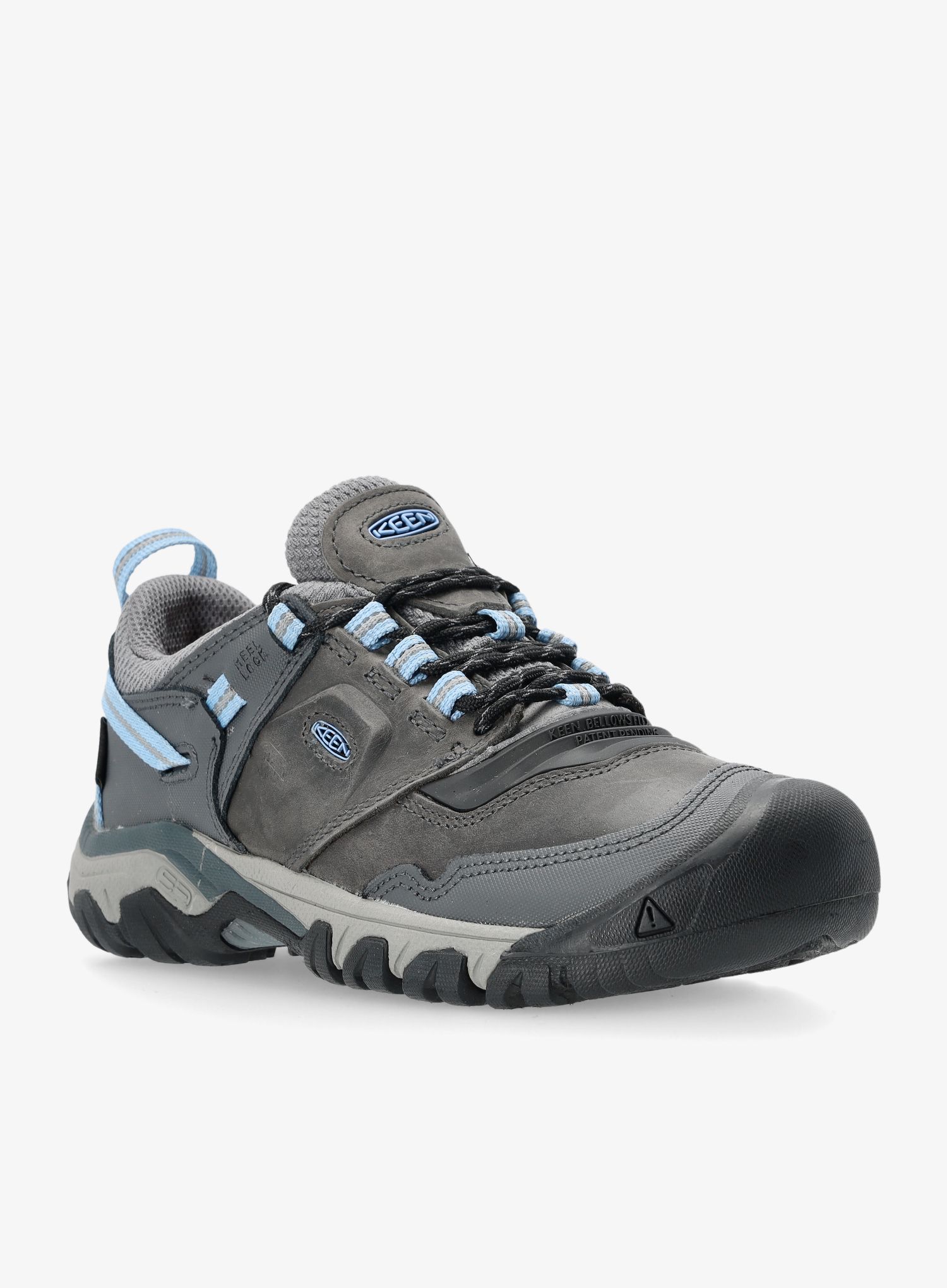 Ženske planinarske cipele Keen Ridge Flex WP - steel grey/hydrangea