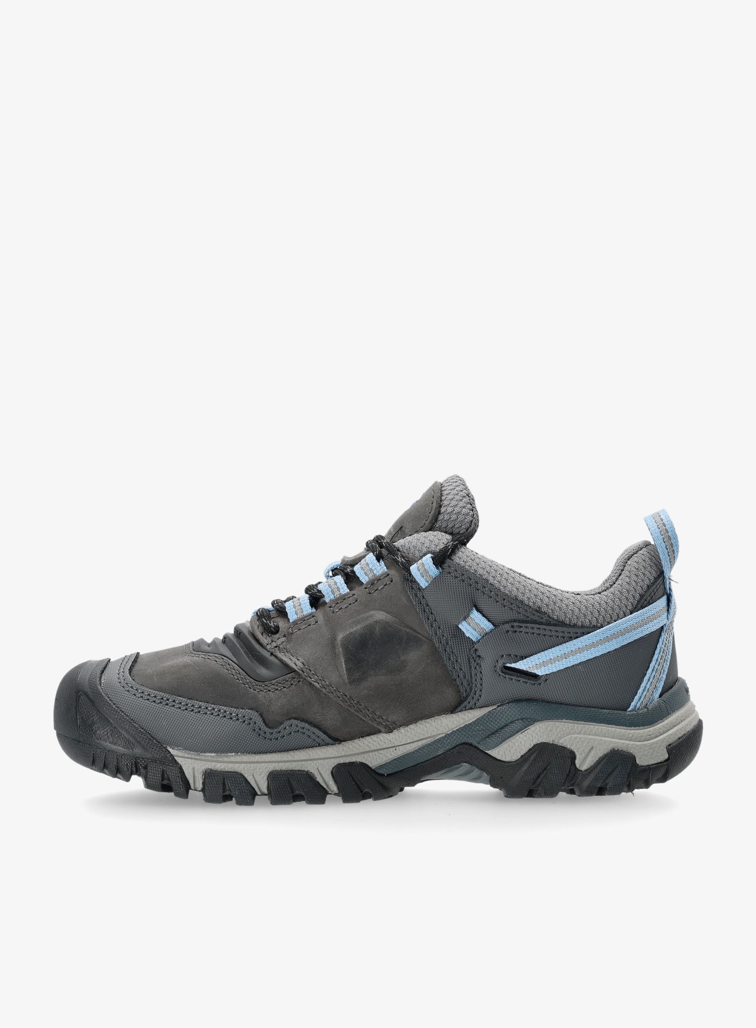 Ženske planinarske cipele Keen Ridge Flex WP - steel grey/hydrangea