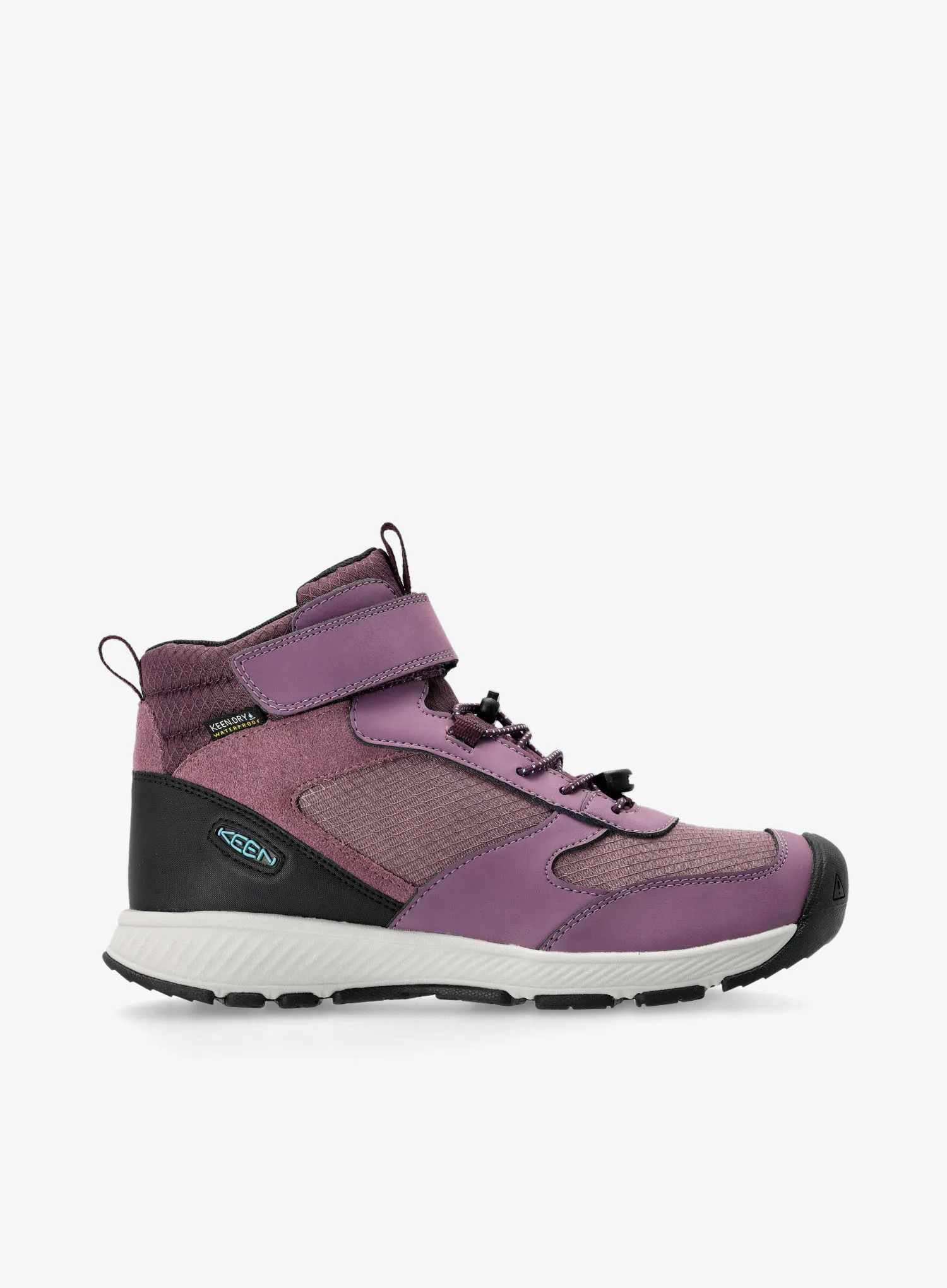 Dječje cipele Keen Skua Mid WP - black plum/plum perfect