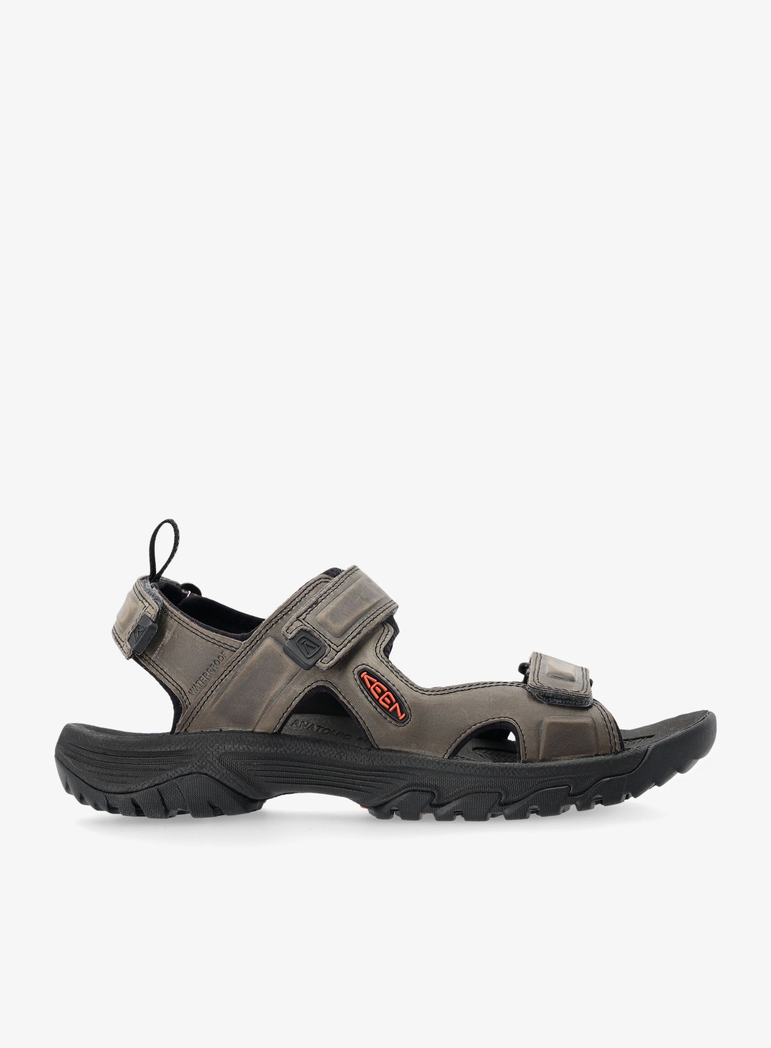 Muške sandale Keen Targhee III Open Toe Sandal - grey/black