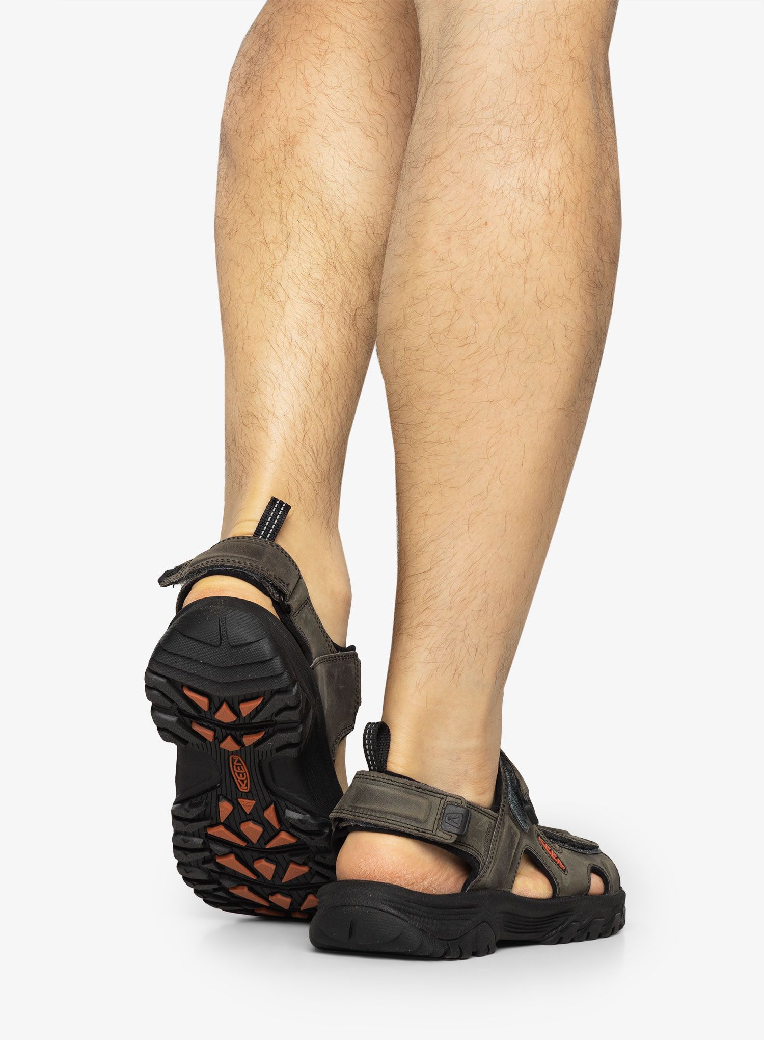 Muške sandale Keen Targhee III Open Toe Sandal - grey/black