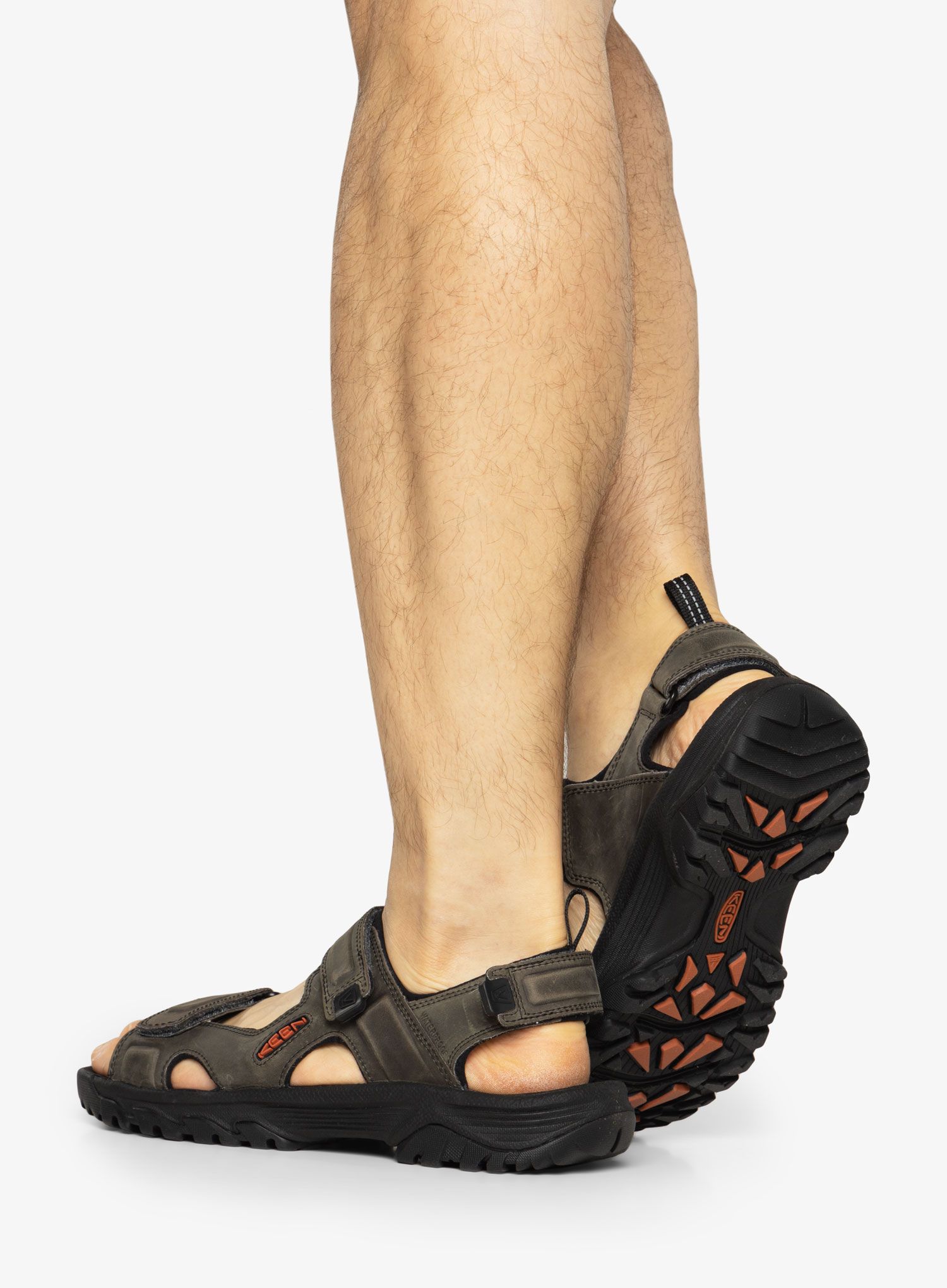 Muške sandale Keen Targhee III Open Toe Sandal - grey/black