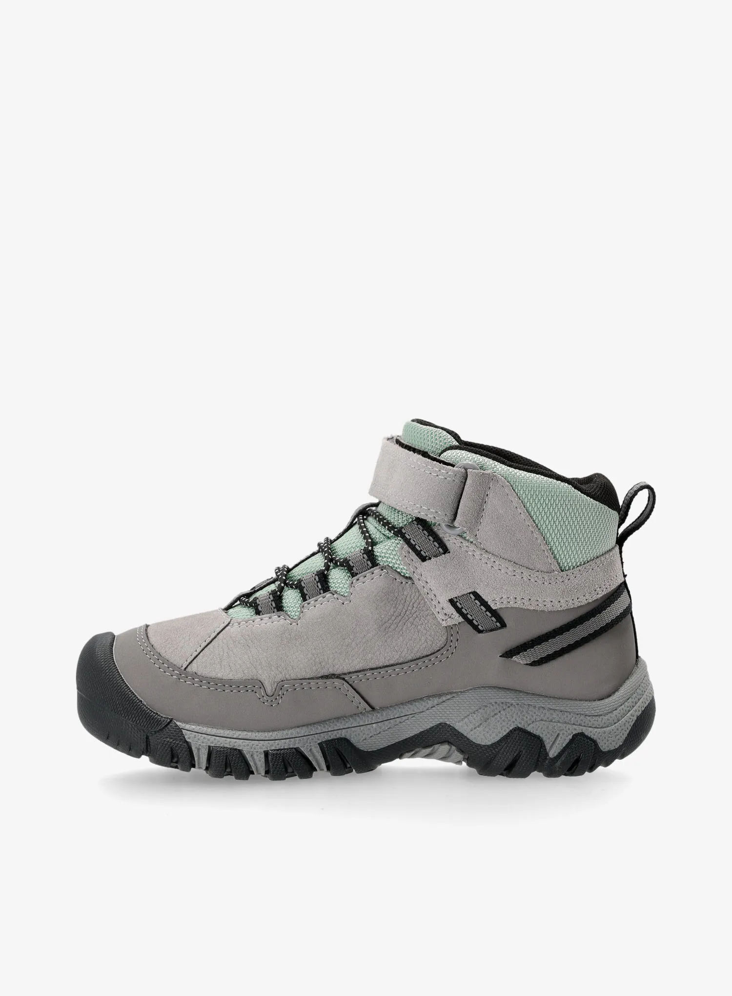 Dječje cipele Keen Targhee IV Mid WP Kids - alloy/granite green