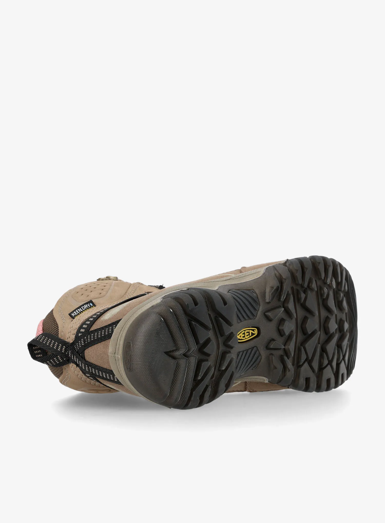 Ženske planinarske cipele Keen Targhee IV Mid WP - brindle/nostalgia rose