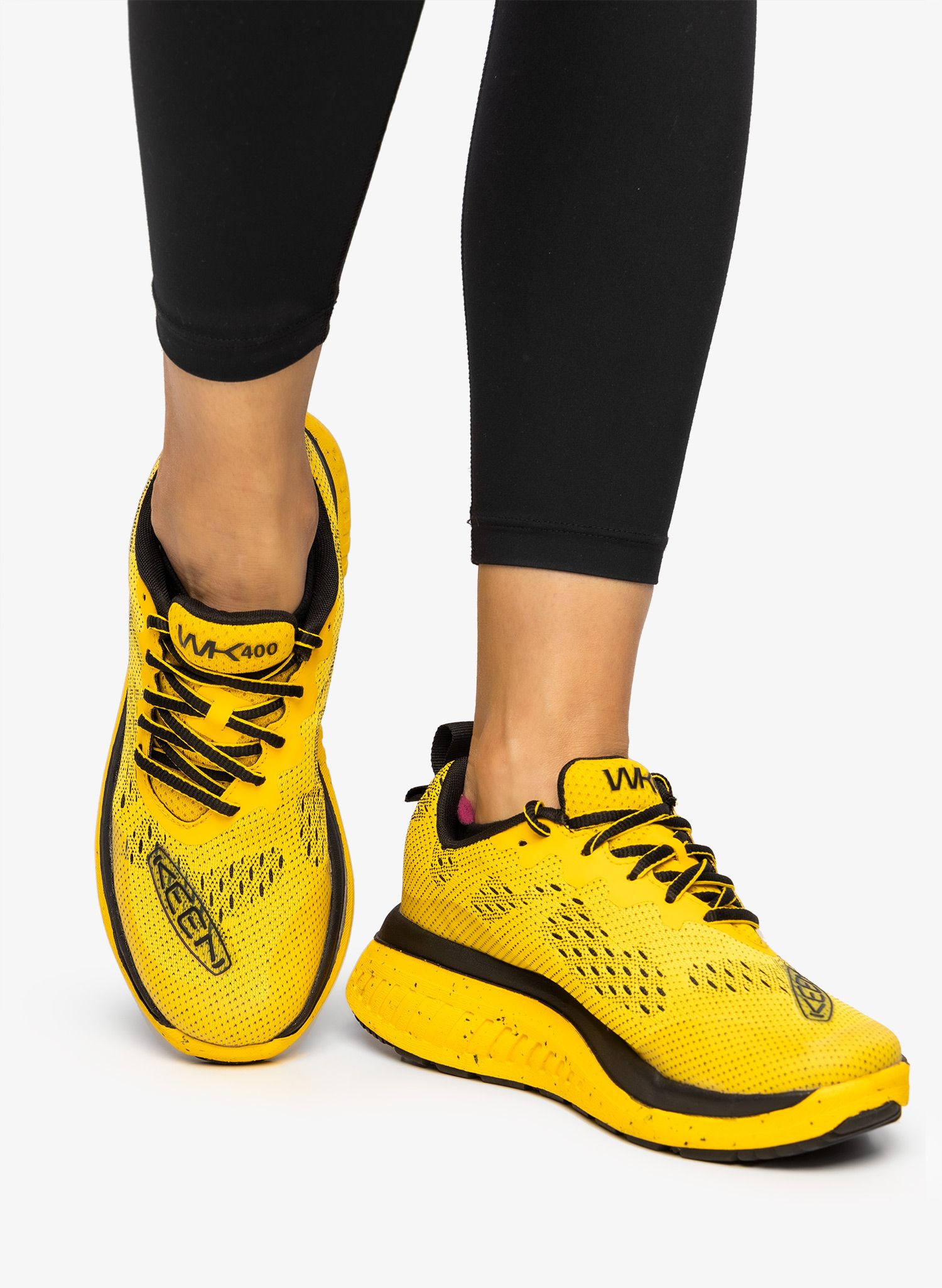 Ženske outdoor cipele Keen WK400 - keen yellow/black
