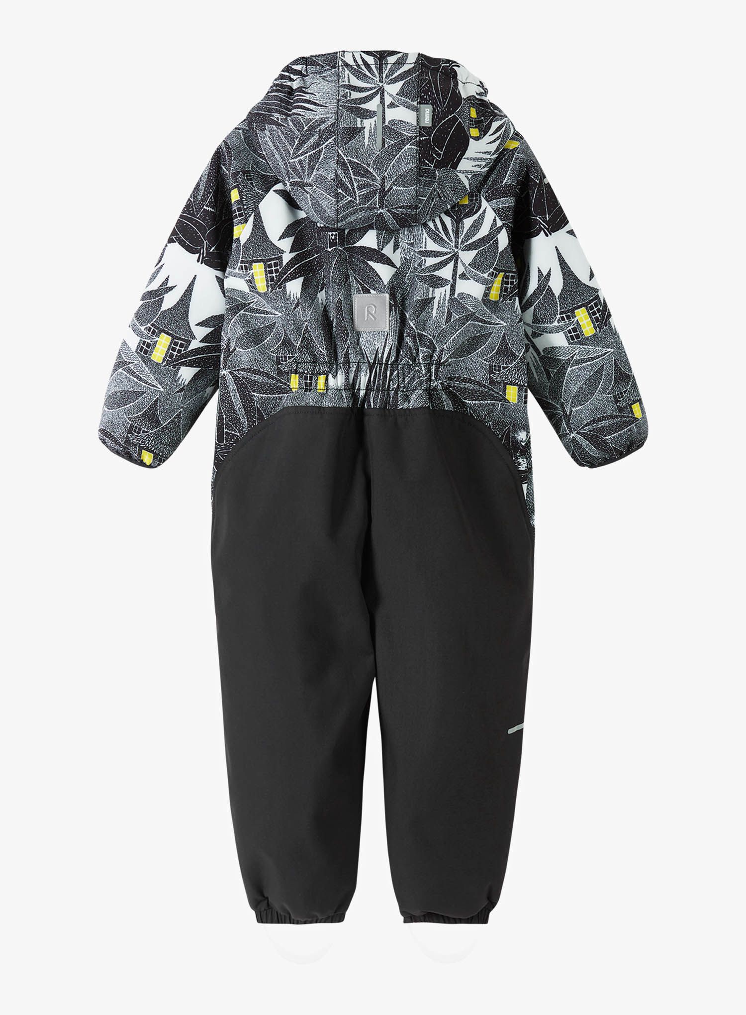 Kombinezon za djecu Reima Moomin Skyddad - black
