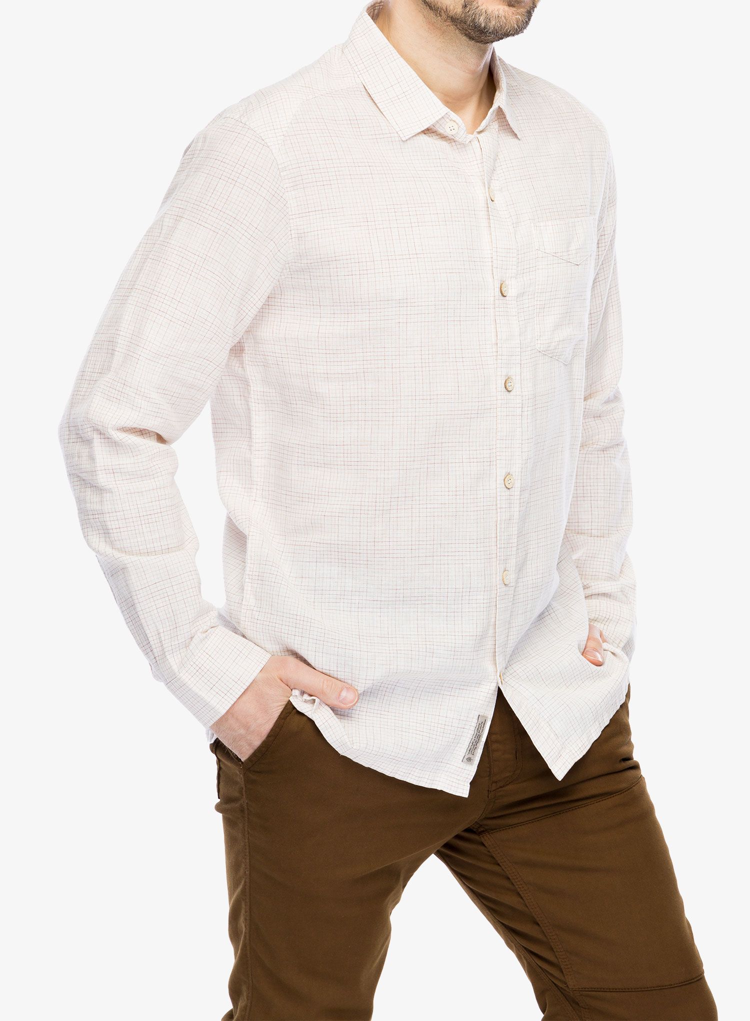Košulja Royal Robbins Hempline Spaced L/S - blended undyed