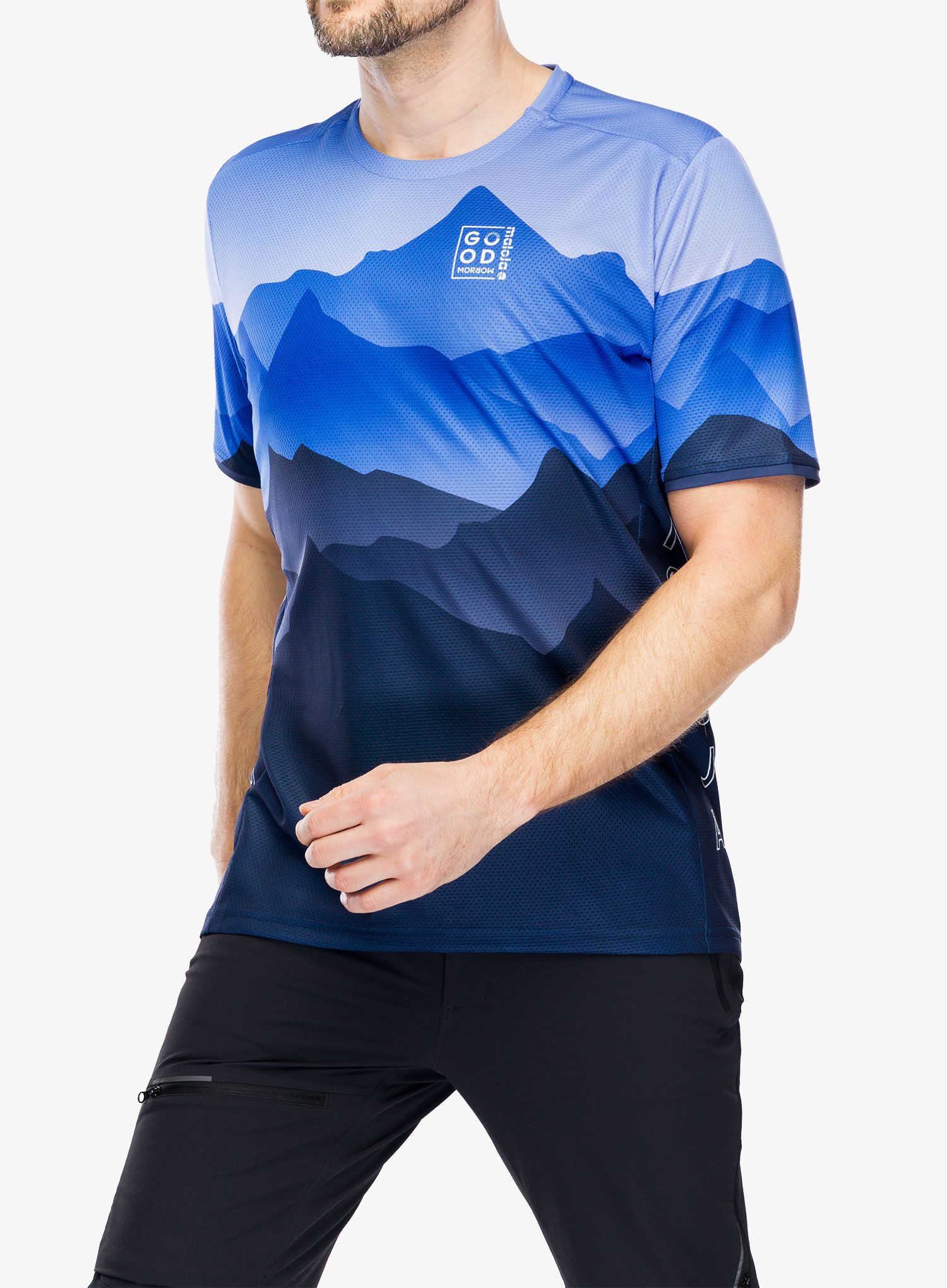 MTB majica Maloja Paka Multi - bright cobalt