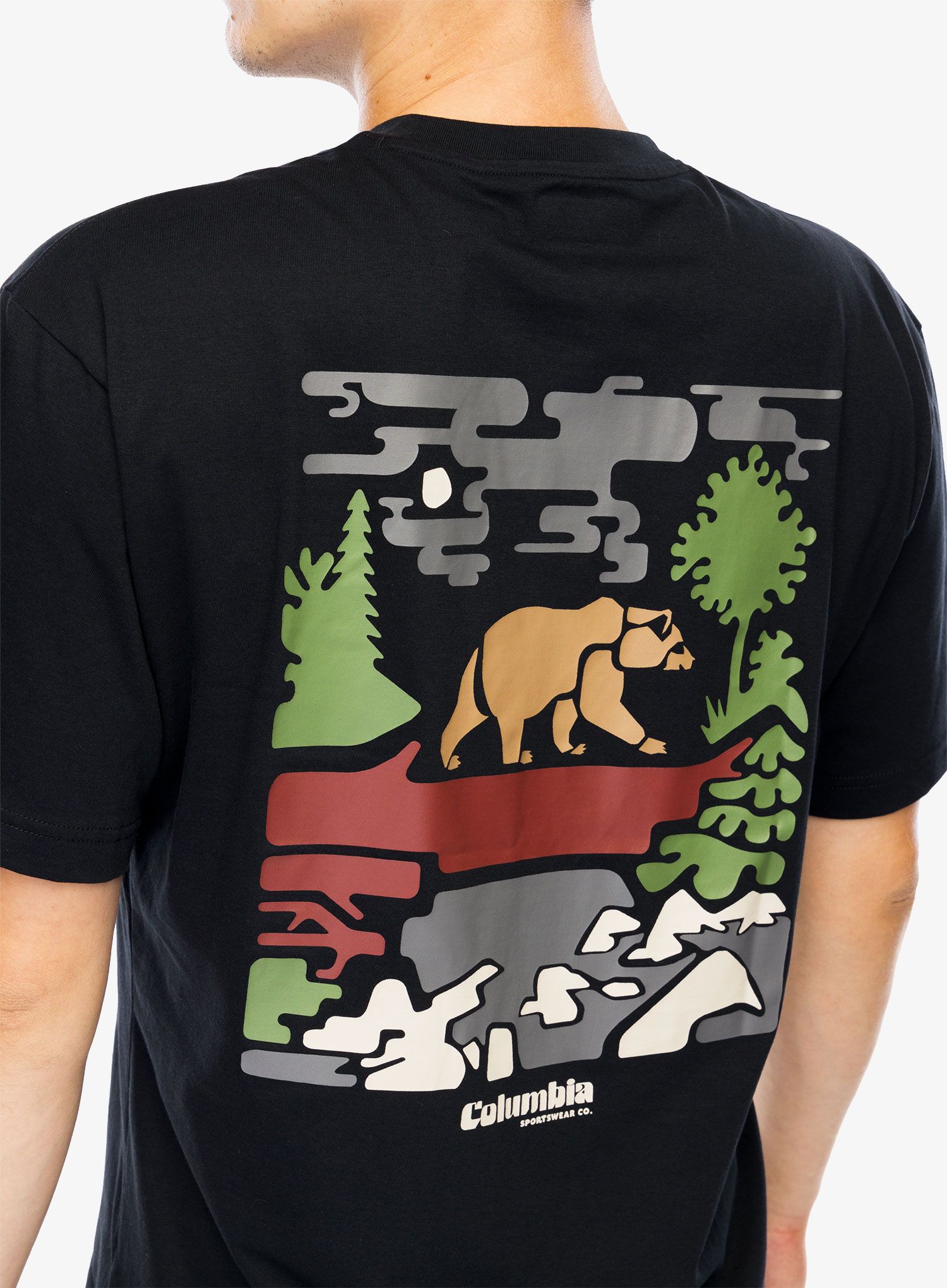 Pamučna majica Columbia Black Butte Graphic Tee - black