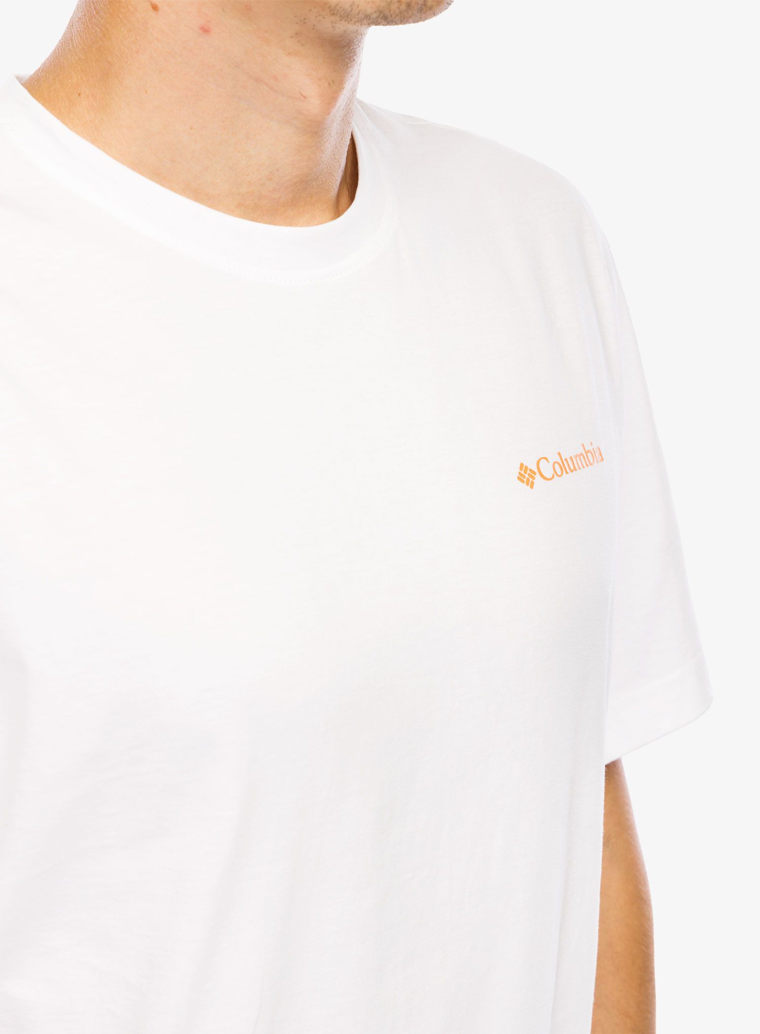 Pamučna majica Columbia Black Butte Graphic Tee - white