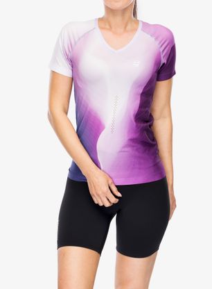 Ženska majica za trčanje Compressport Performance S/S T-Shirt - lilac