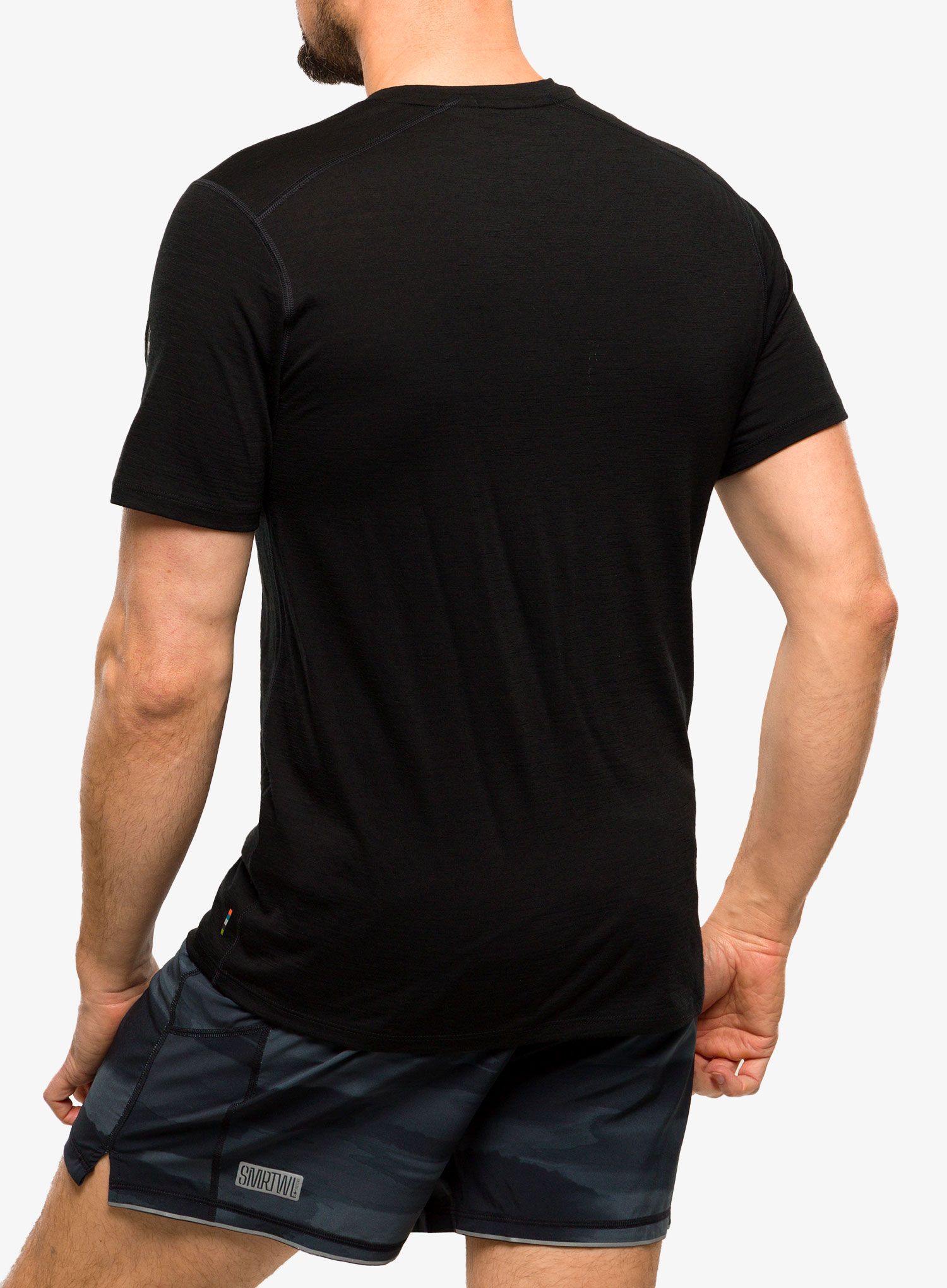 Merino majica Smartwool Merino Short Sleeve Tee - black
