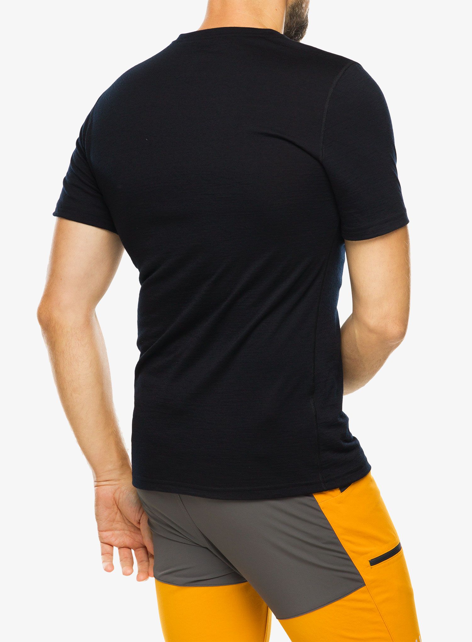 Termo majica Odlo Merino 200 BL Top Crew Neck SS - black