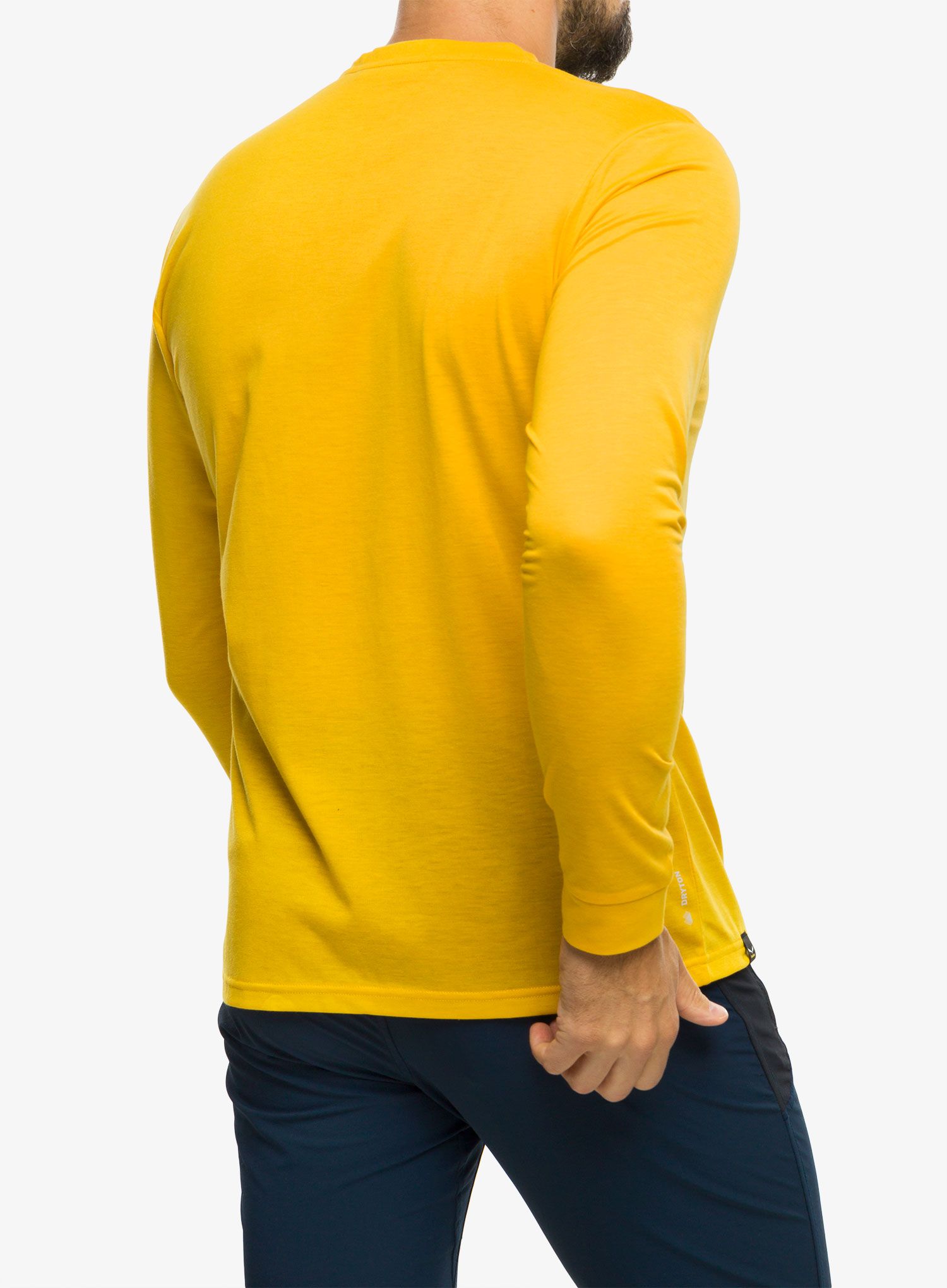 Majica dugih rukava Salewa Solidlogo Dry L/S Tee - gold