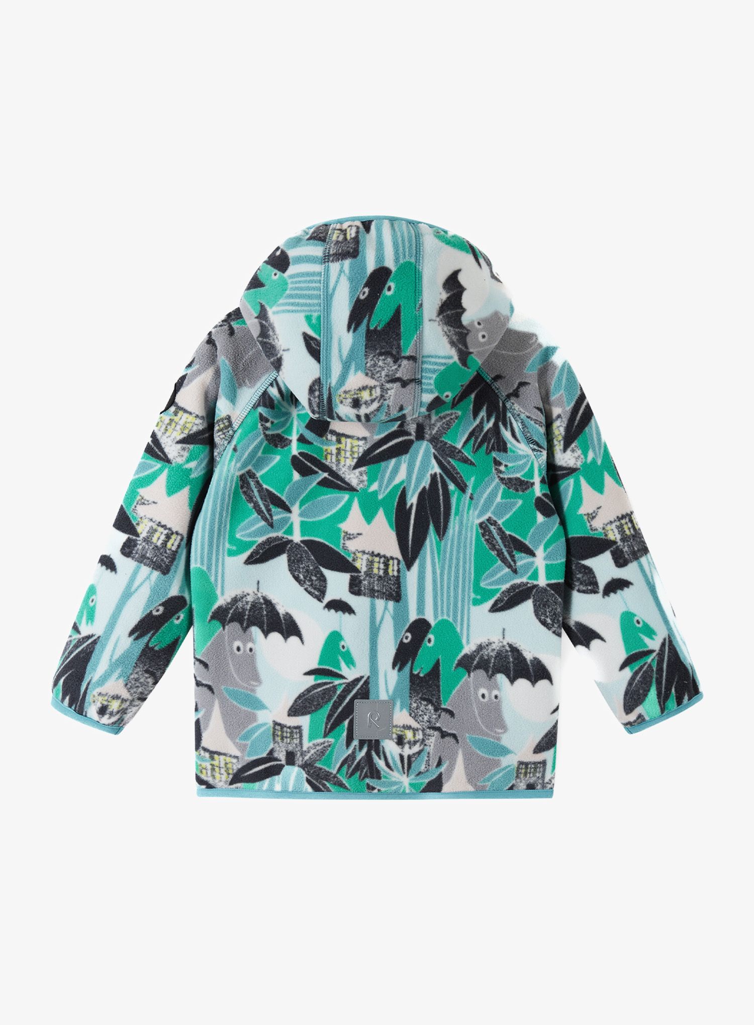 Dukserica za djecu Reima Moomin Vindskydd - green aqua