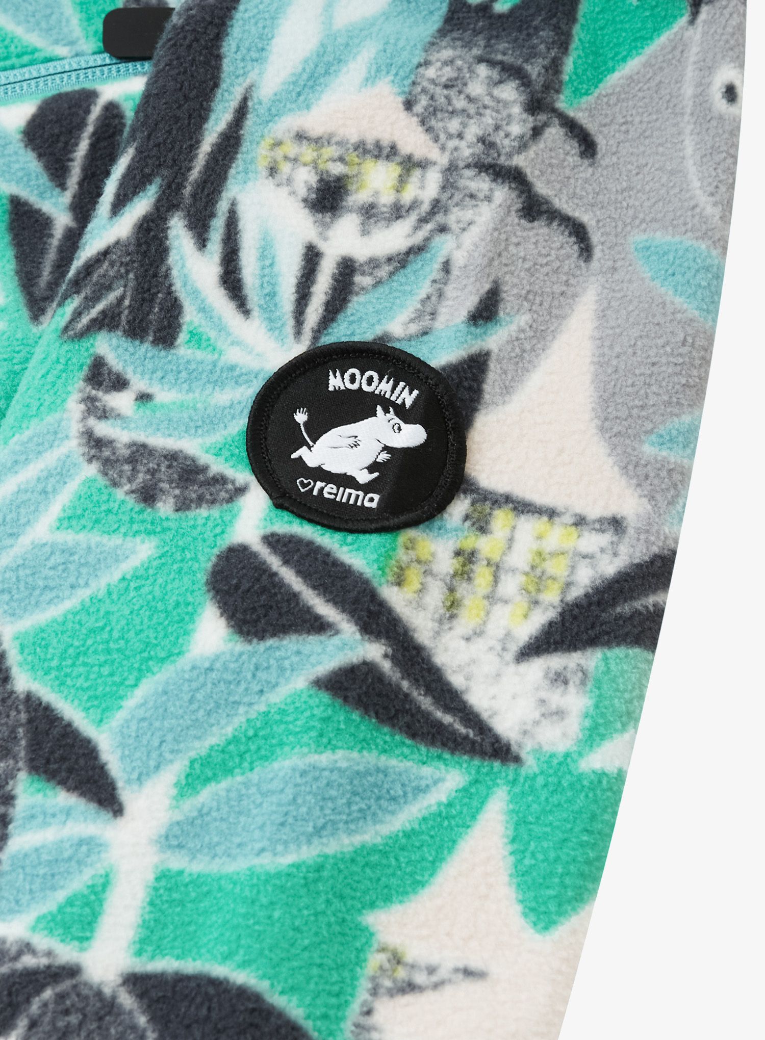 Dukserica za djecu Reima Moomin Vindskydd - green aqua