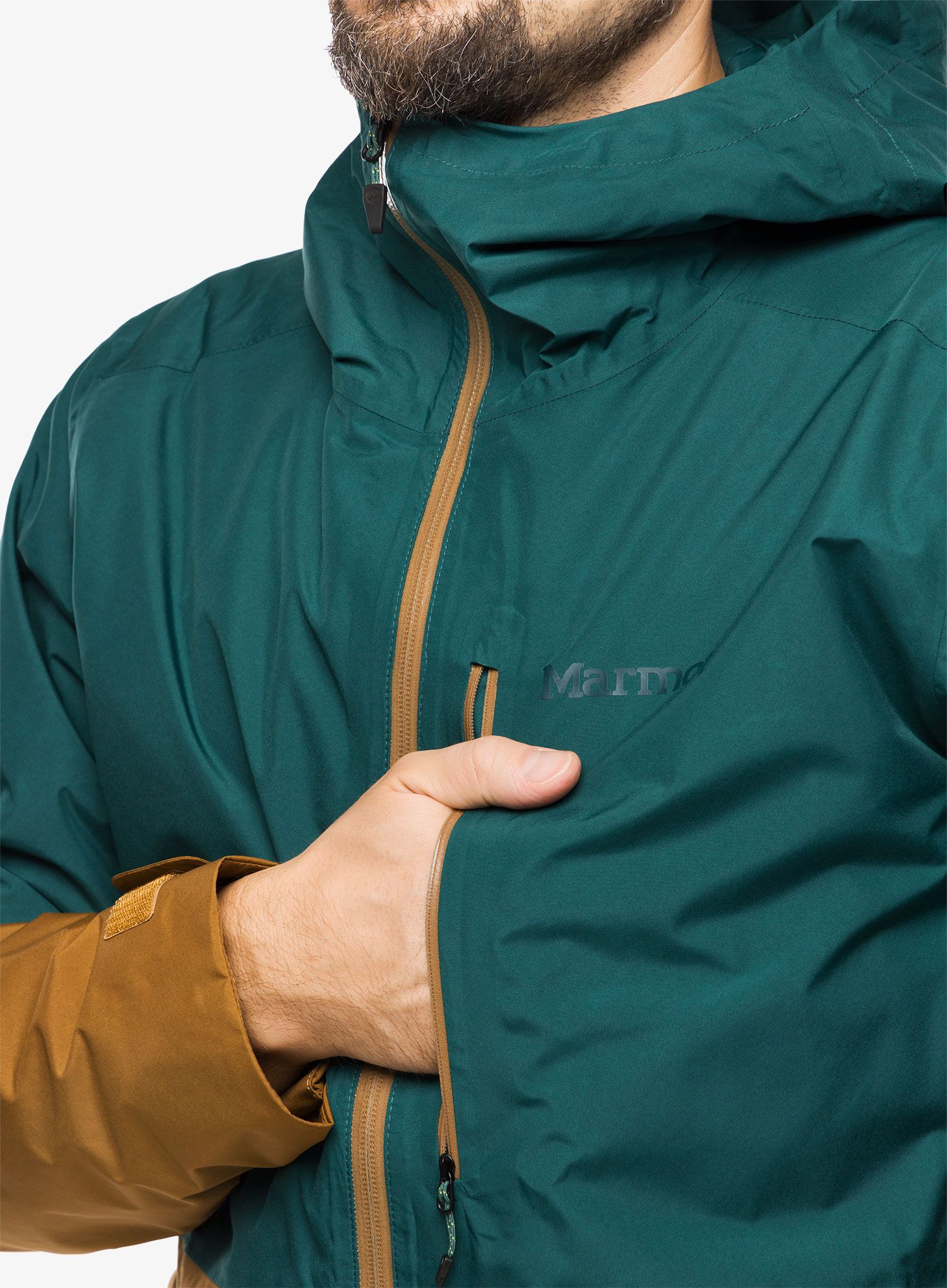 Skijaška jakna Marmot Lightray GORE-TEX Jacket - dark jungle/hazel